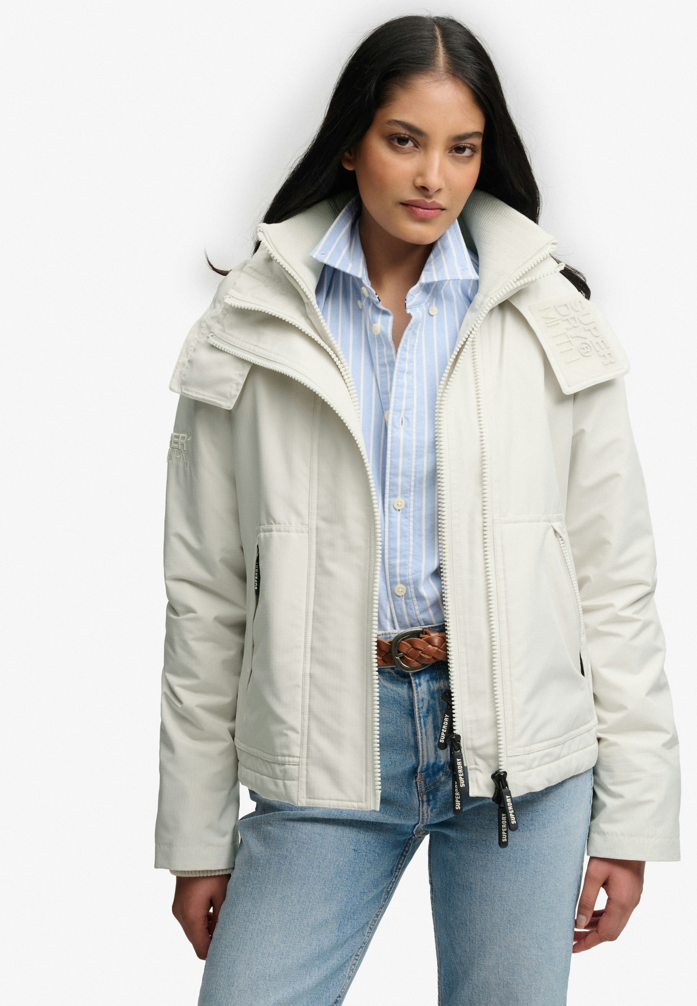 Superdry Outdoorjacke »HOODED ARCTIC WINDCHEATER« Kunstfaser, regular fit