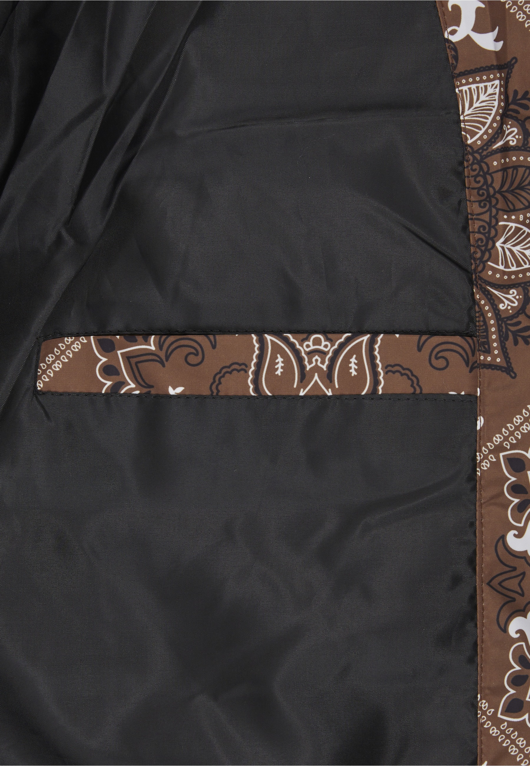 Karl Kani Winterjacke »Karl Kani Herren KM233-037-2 KK OG Paisley Puffer Jacket« 1 Stk. tlg. mit Kapuze