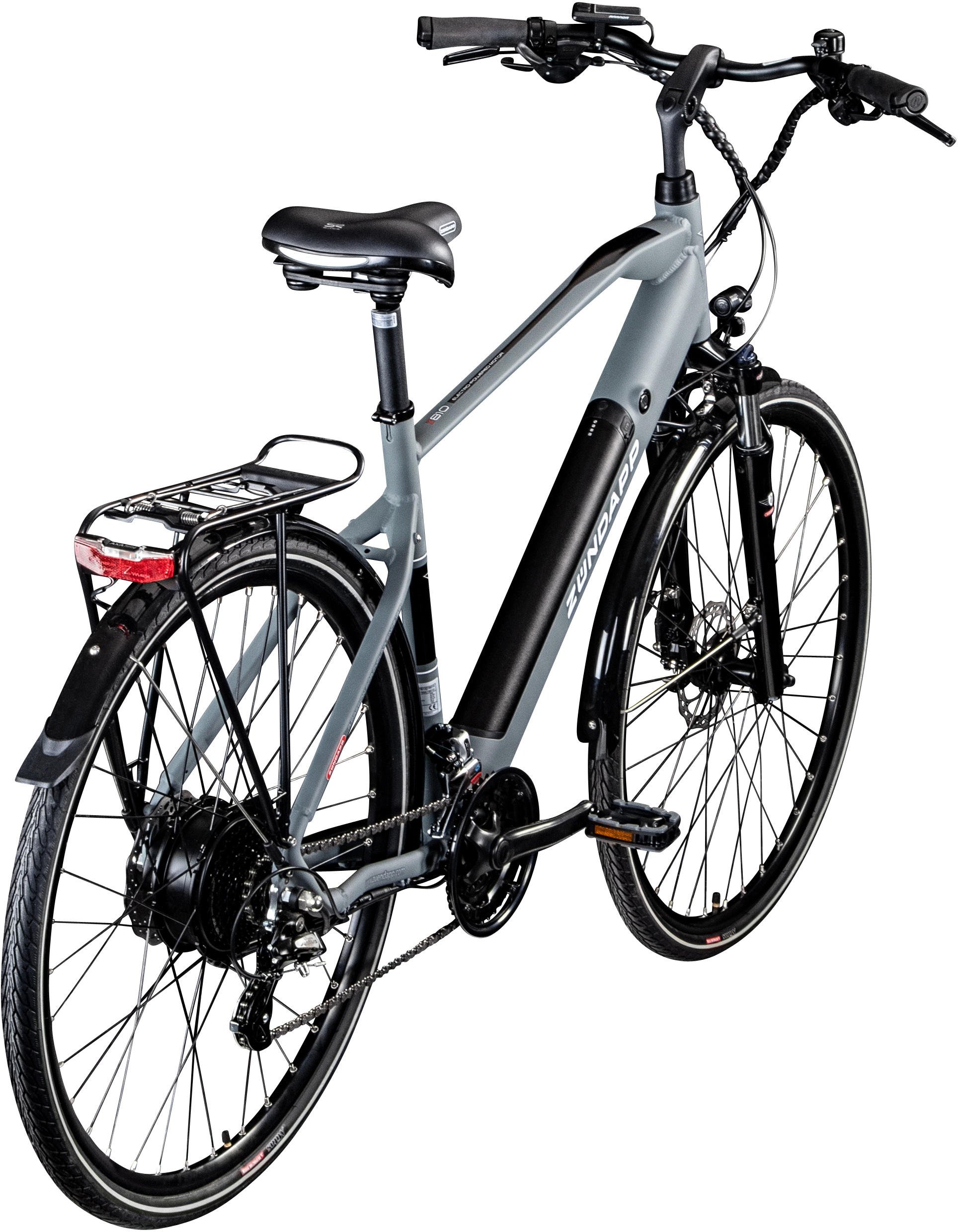 Zündapp E-Bike »Z810«, 24 Gang, Shimano, Altus RD-M310, Heckmotor 250 W, Pedelec, Elektrofahrrad für Herren, Trekkingrad