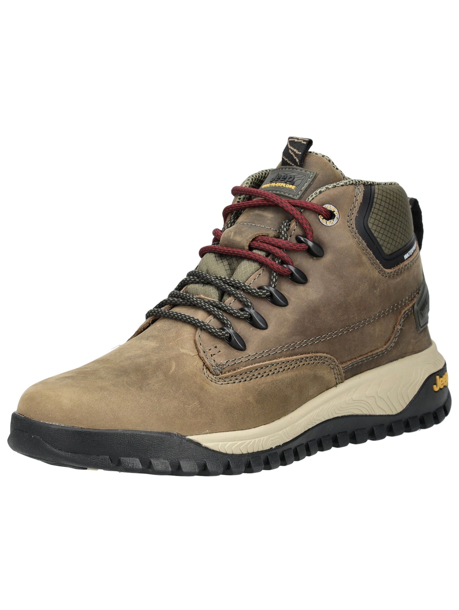 Jeep Trekkingschuh "Jeep Sneaker Leder/Textil" günstig online kaufen