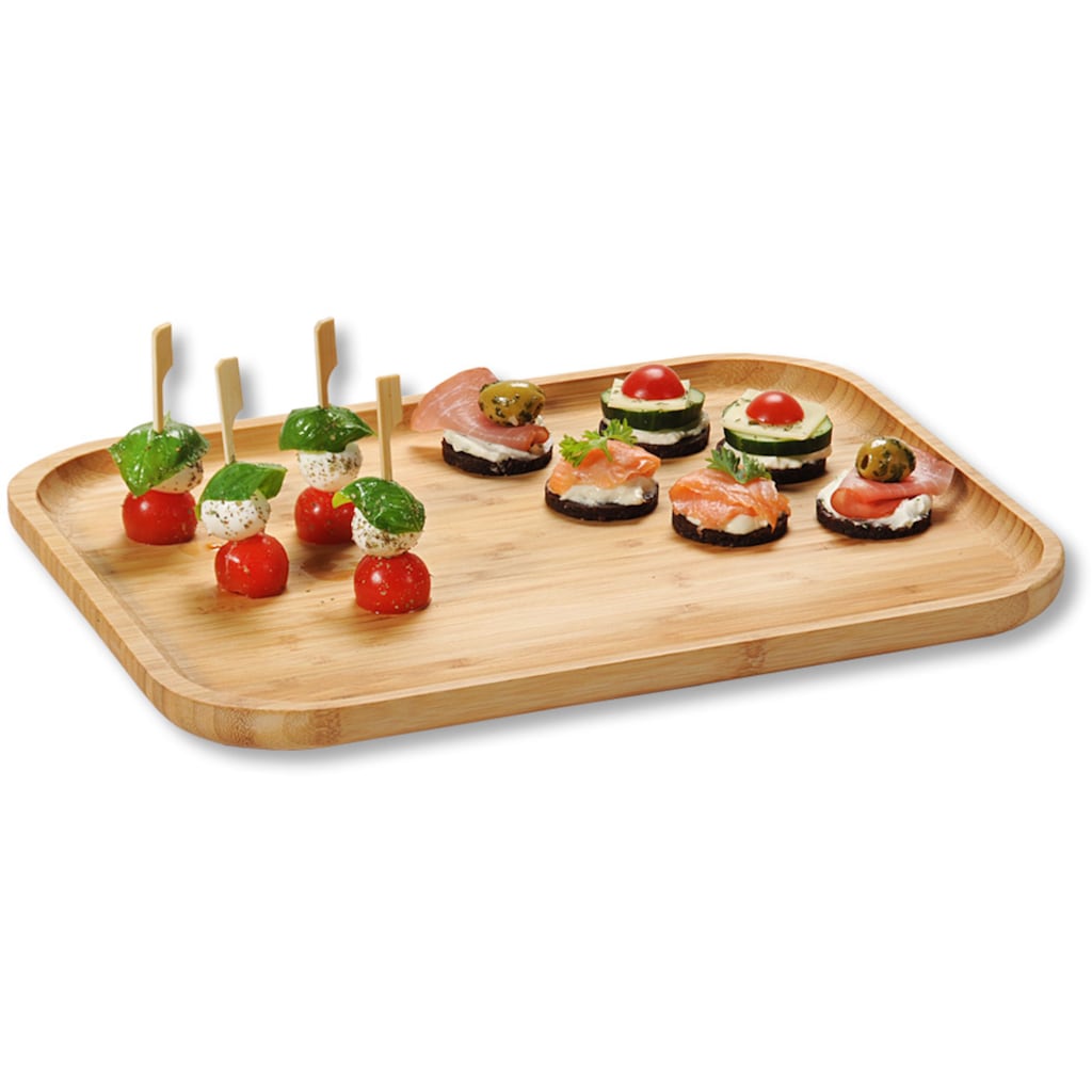 KESPER for kitchen & home Servierplatte »Servierbrett«, (1 tlg.)