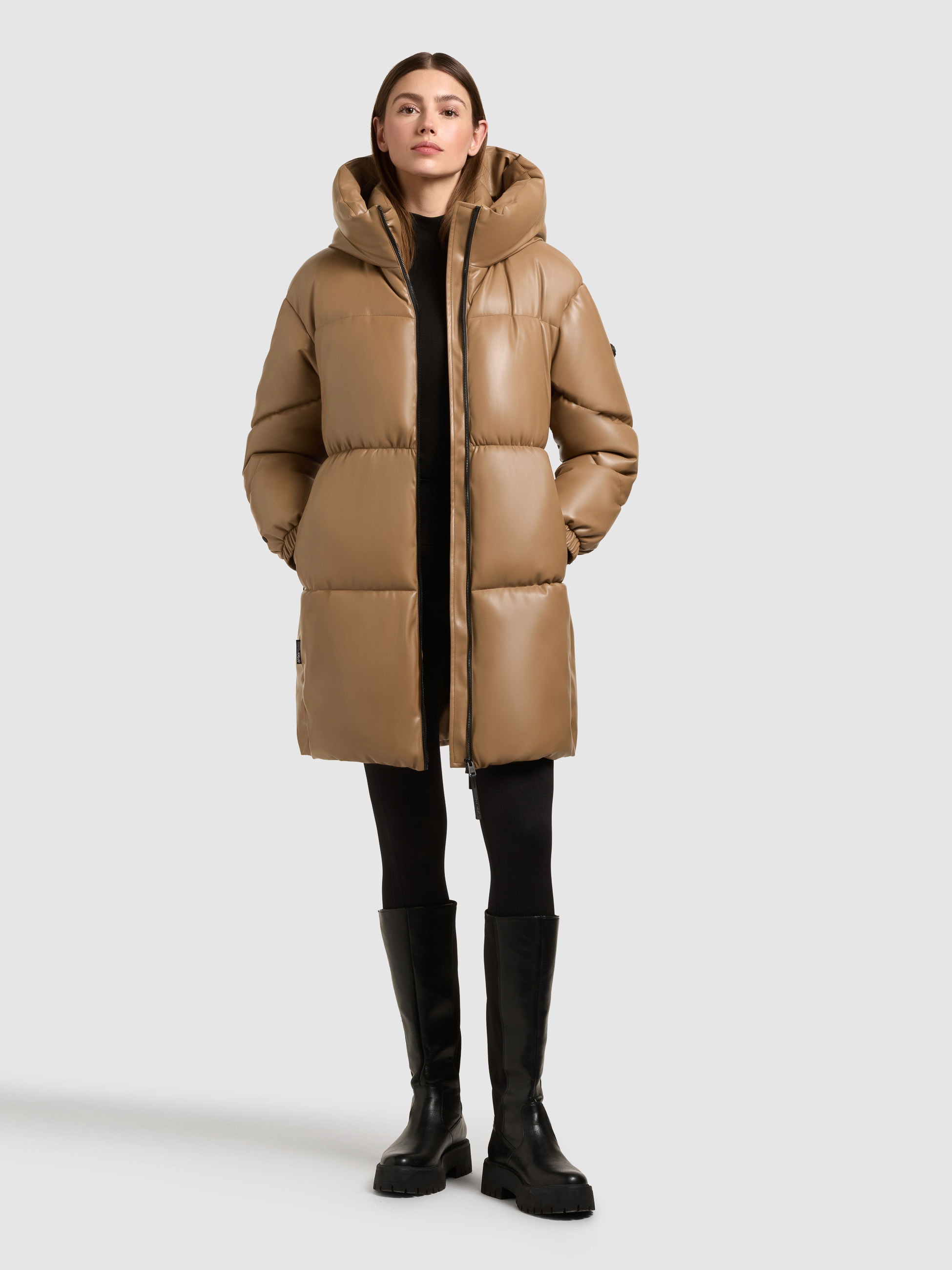 khujo Lederimitatmantel »LORSA«