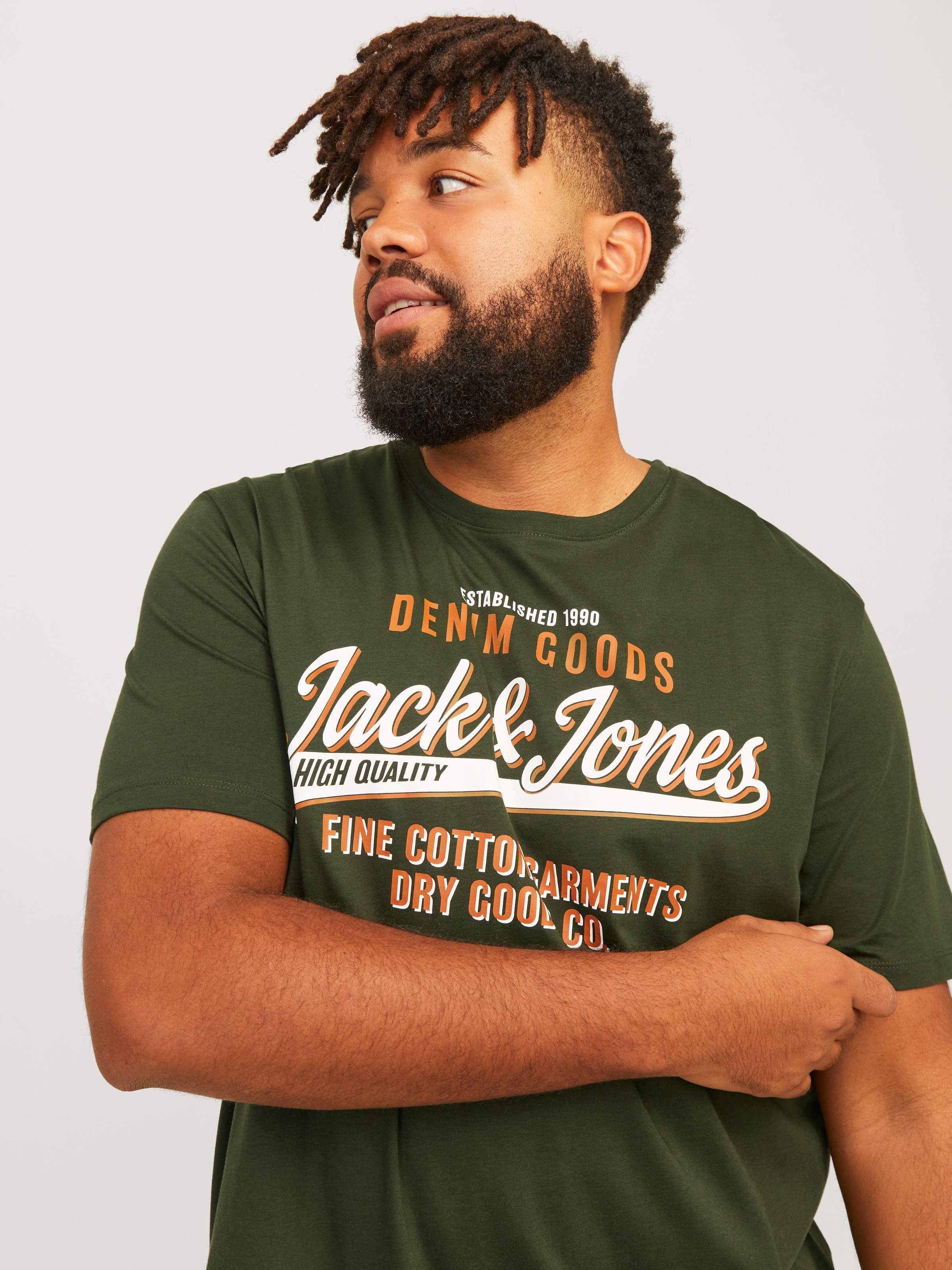 Jack & Jones PlusSize T-Shirt "JJELOGO TEE SS O-NECK 2 COL AW24 S PLS", mit günstig online kaufen