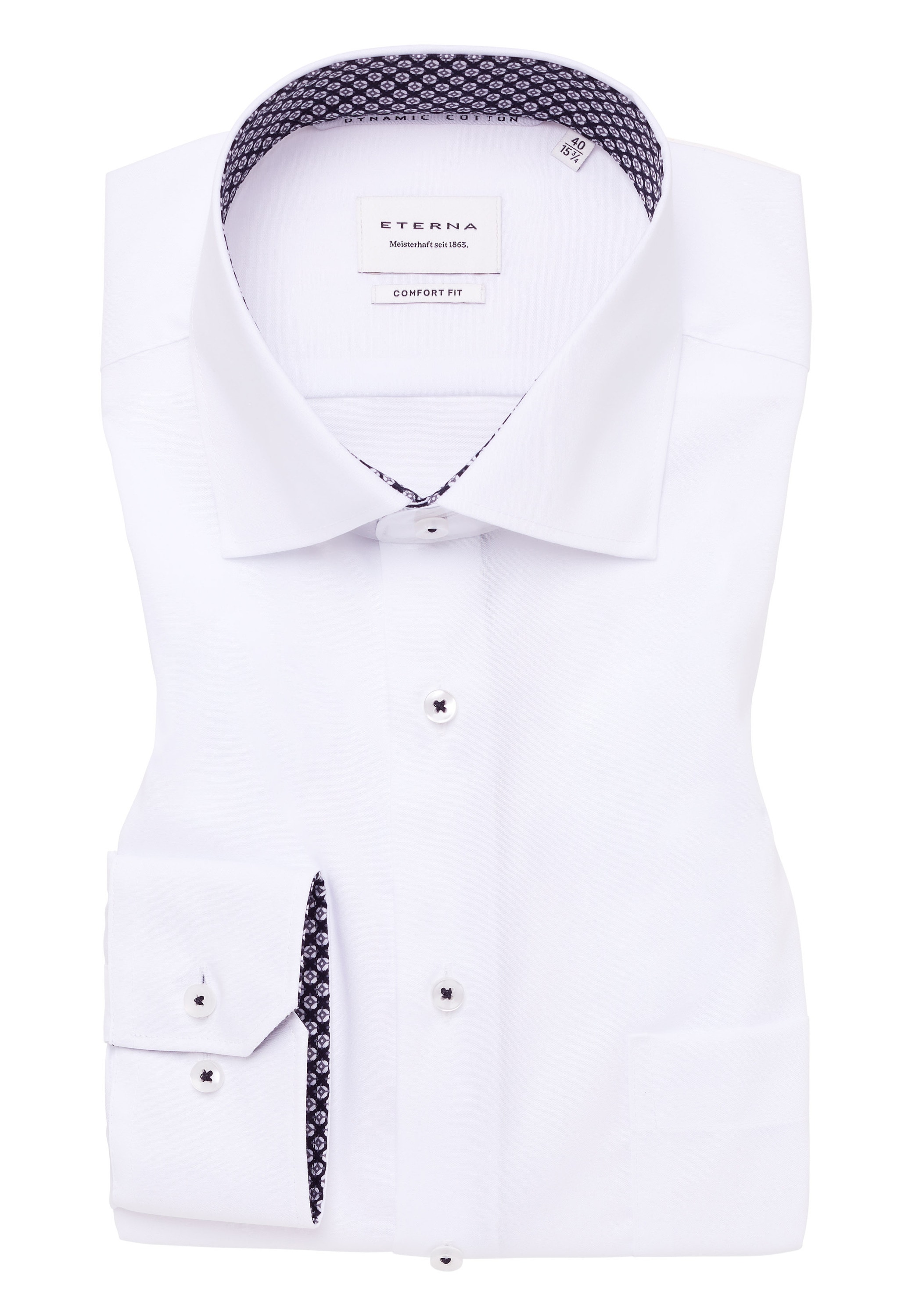 Eterna Langarmhemd »COMFORT FIT«, NON IRON (bügelfrei)