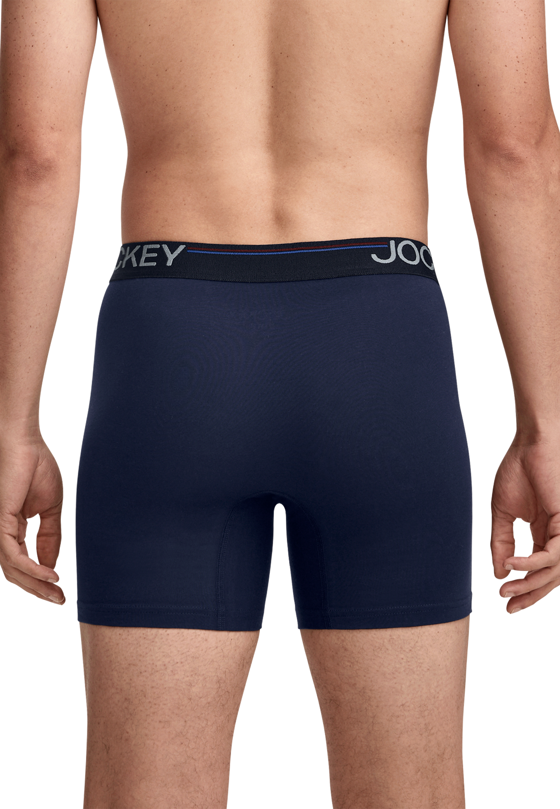 Jockey Langer Boxer »Cotton Stretch« 3er Pack,  (3er Pack), eng anliegend, hoher Tragekomfort