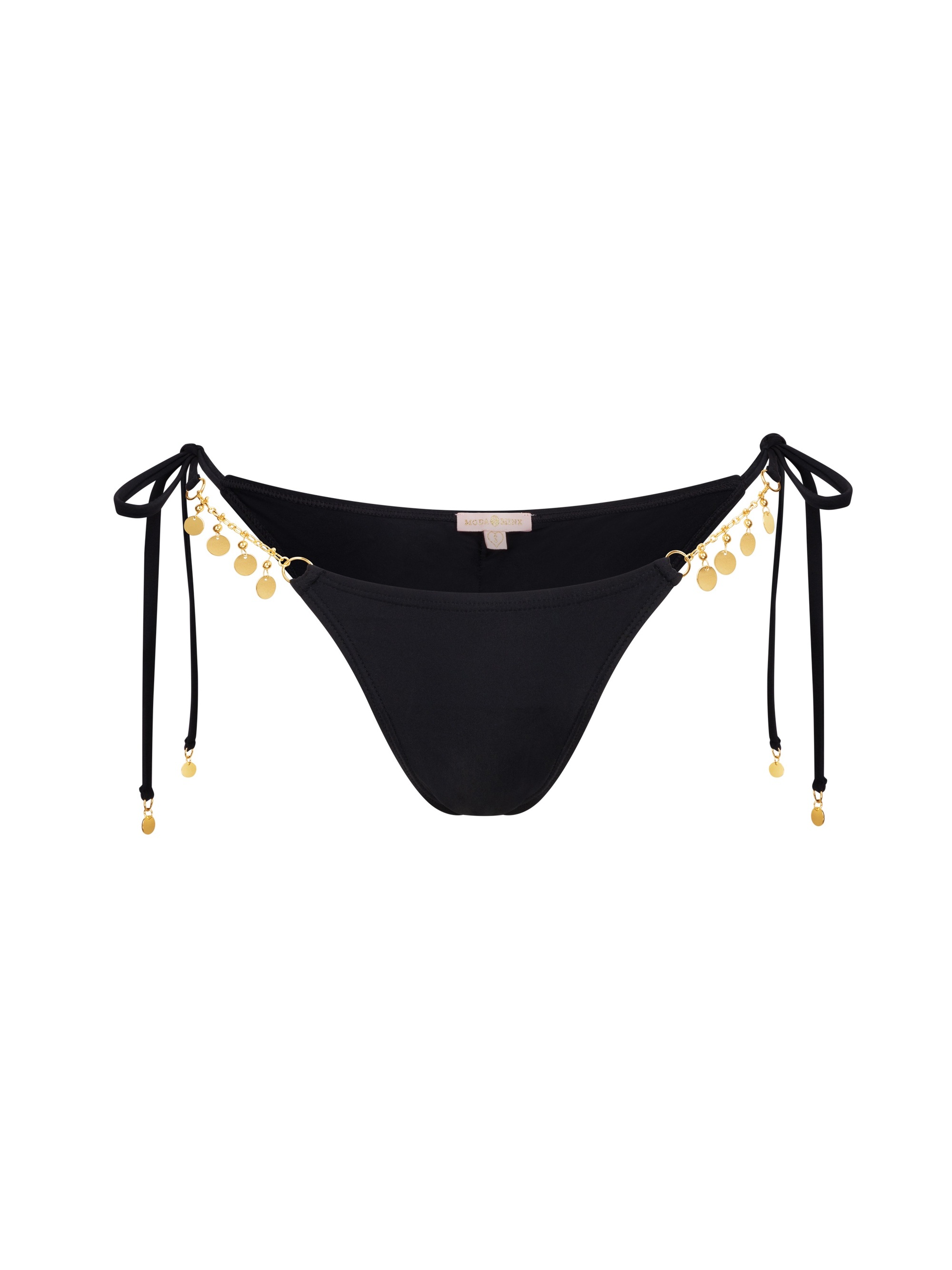 Moda Minx Bikini-Hose »Valentina«, (1 St.), mit seitlicher Bindung und funkelnden Anhängern