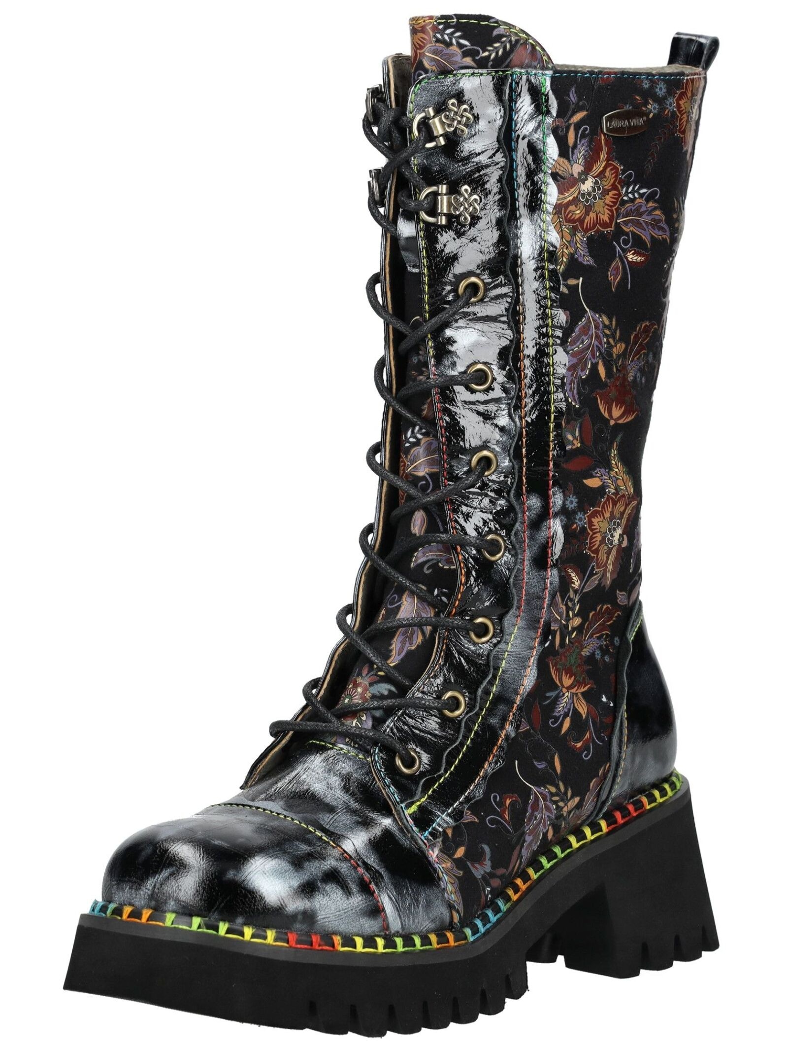 LAURA VITA Schnürstiefel "LAURA VITA Stiefel Leder/Textil" günstig online kaufen