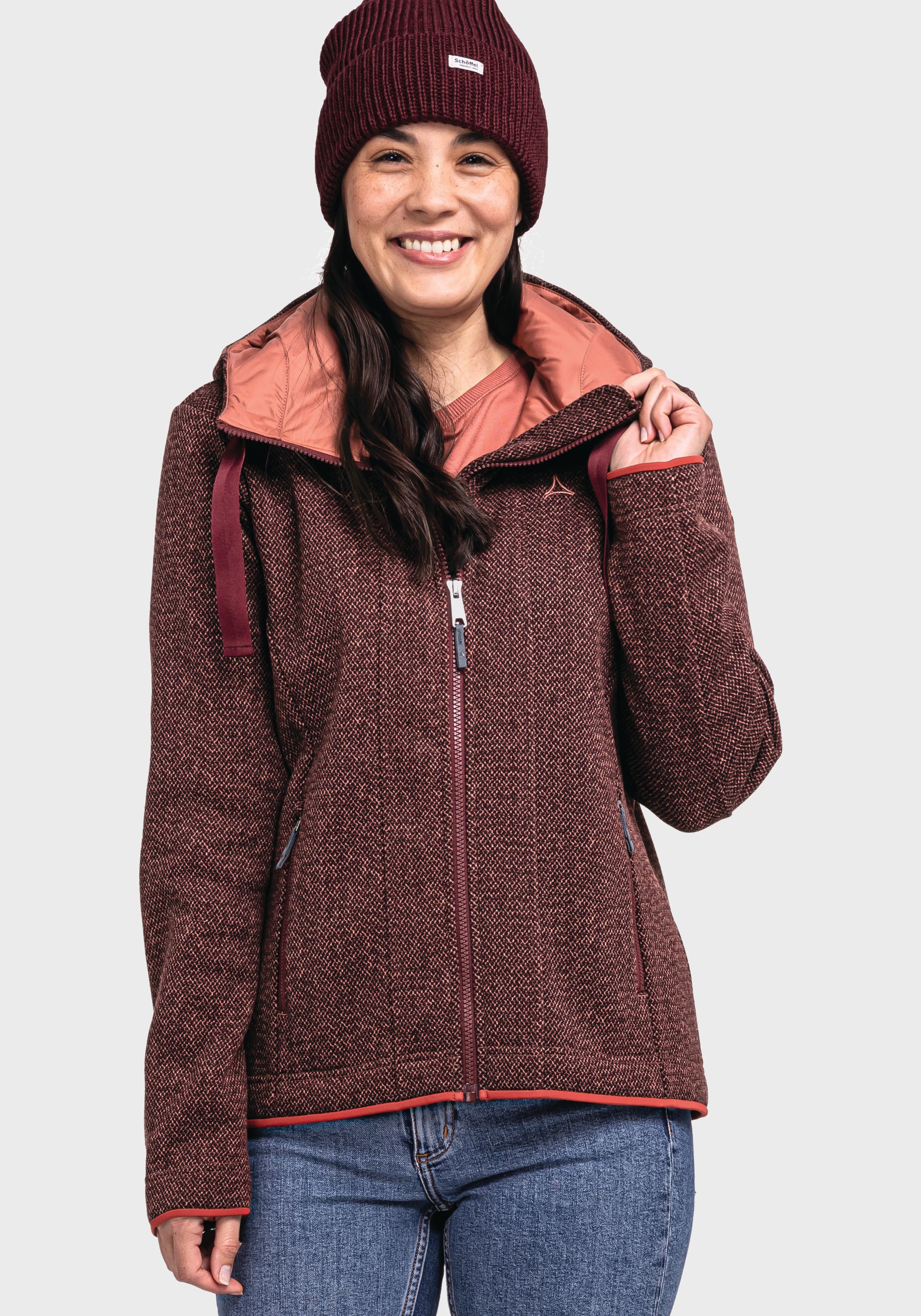 Thumbnail - Schöffel Fleecejacke "Fleece Hoody Aurora L", mit Kapuze