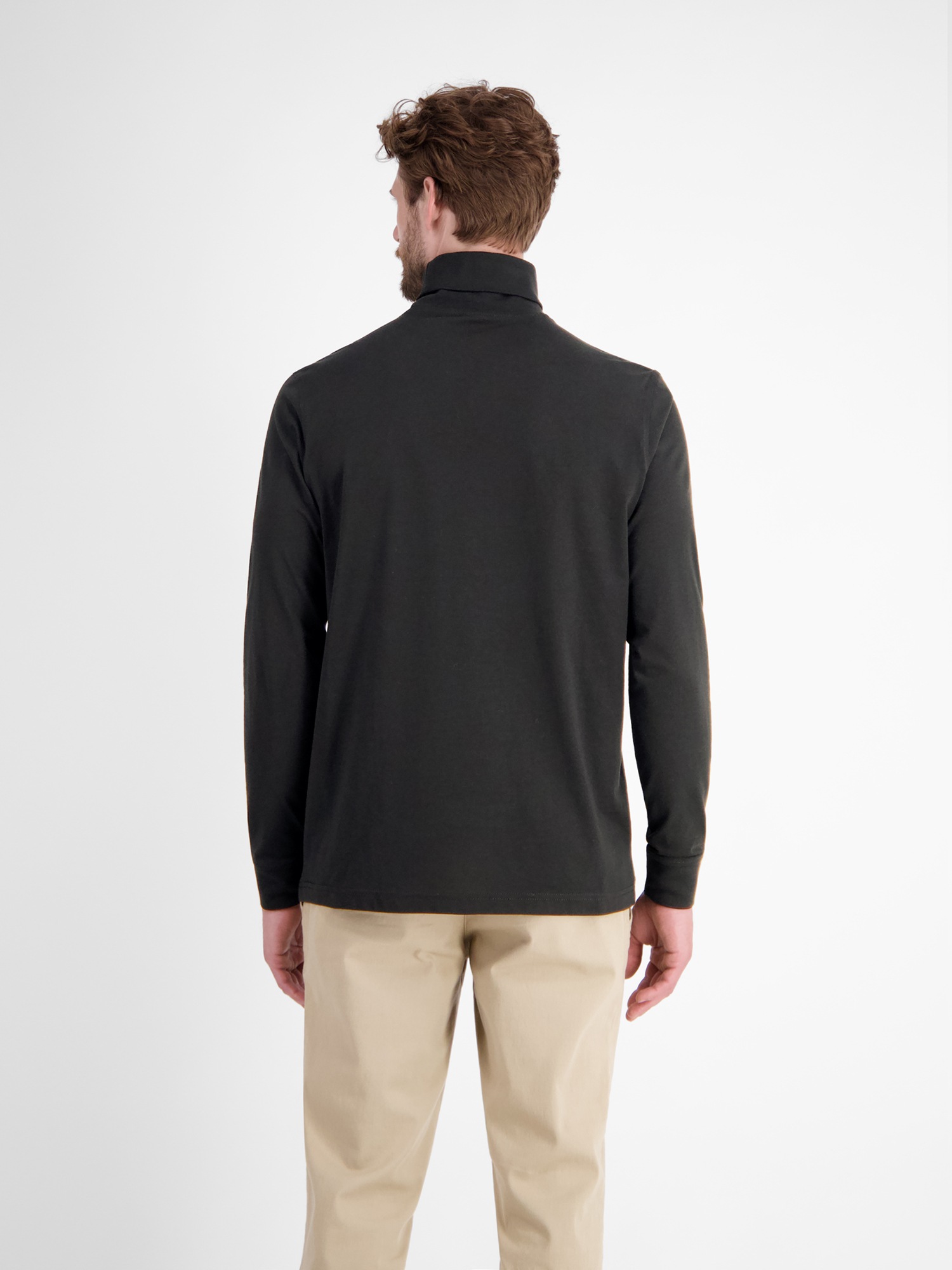 LERROS Sweatshirt »LERROS Rollkragenshirt aus weicher Baumwolle«