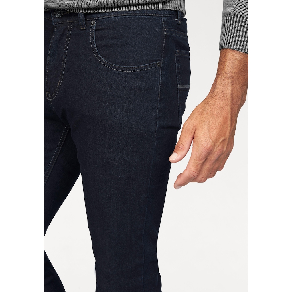 Sale Marken Outlet Pioneer Authentic Jeans Stretch-Jeans »Ron«, Straight Fit blue-black