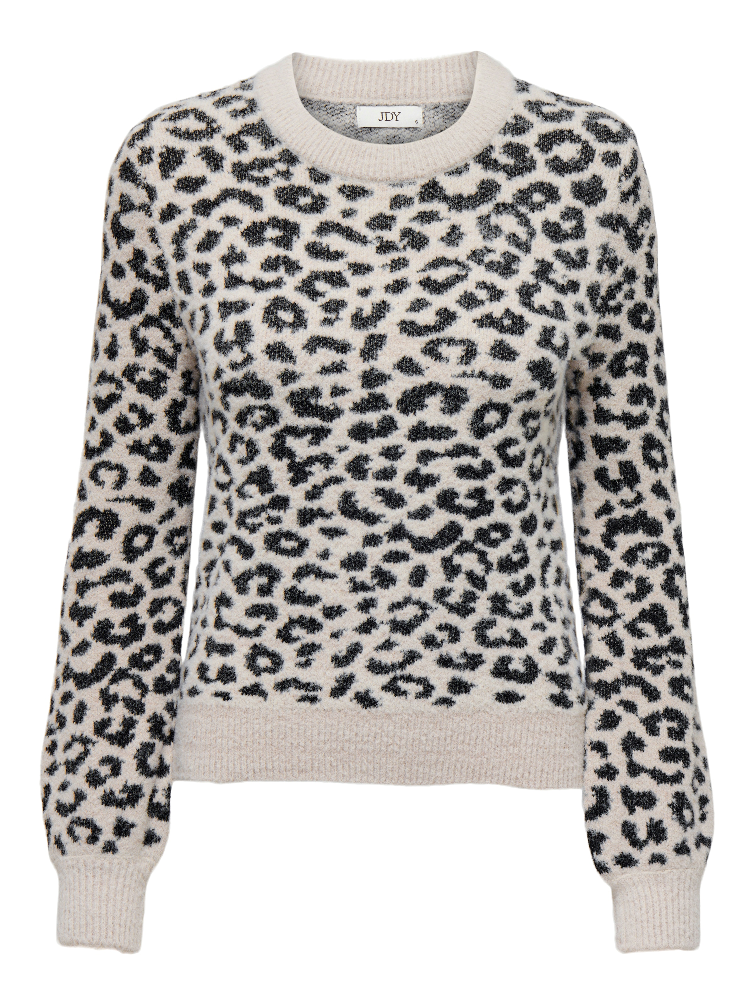 JDY Strickpullover »JDYLORRAINE ANIMAL L/S PULLOVER KNT NOOS« Materialmix, regular fit