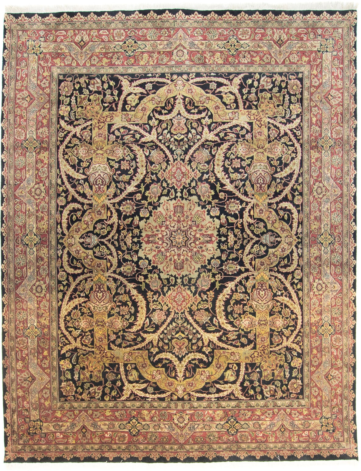 morgenland Wollteppich »Hochflor Teppich Sarai«, rechteckig, 10 mm Höhe