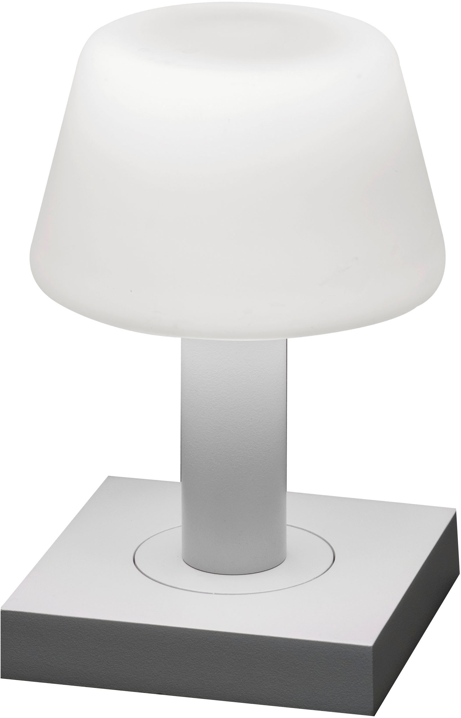 KONSTSMIDE LED Tischleuchte »Monaco«, Monaco USB-Tischleuchte weiß,  2700/3000K, dimmbar, Glas | BAUR