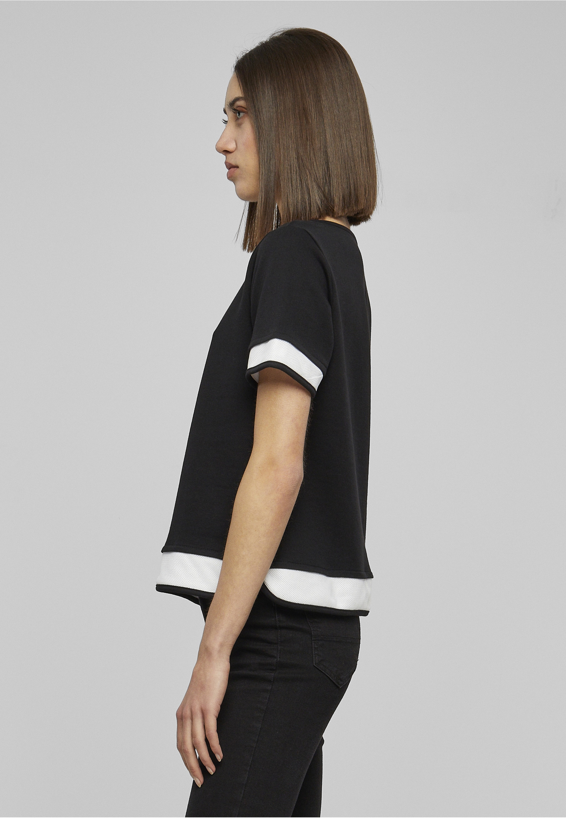 URBAN CLASSICS T-Shirt »Urban Classics Damen Ladies Terry Mesh Tee« 1 Stk.
