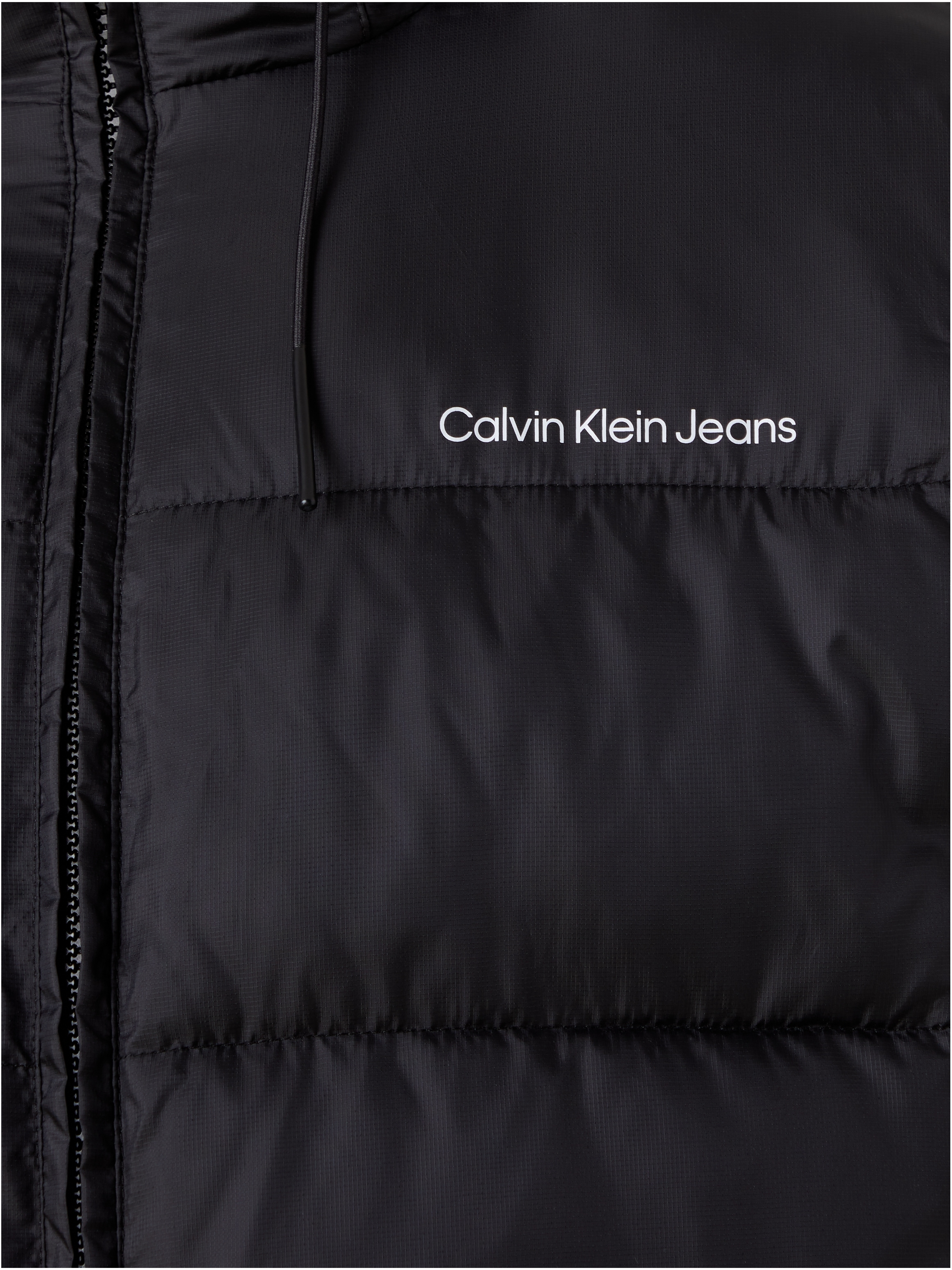 Calvin Klein Jeans Steppjacke »LOGO TAPE LW PADDED JACKET«, mit Kapuze