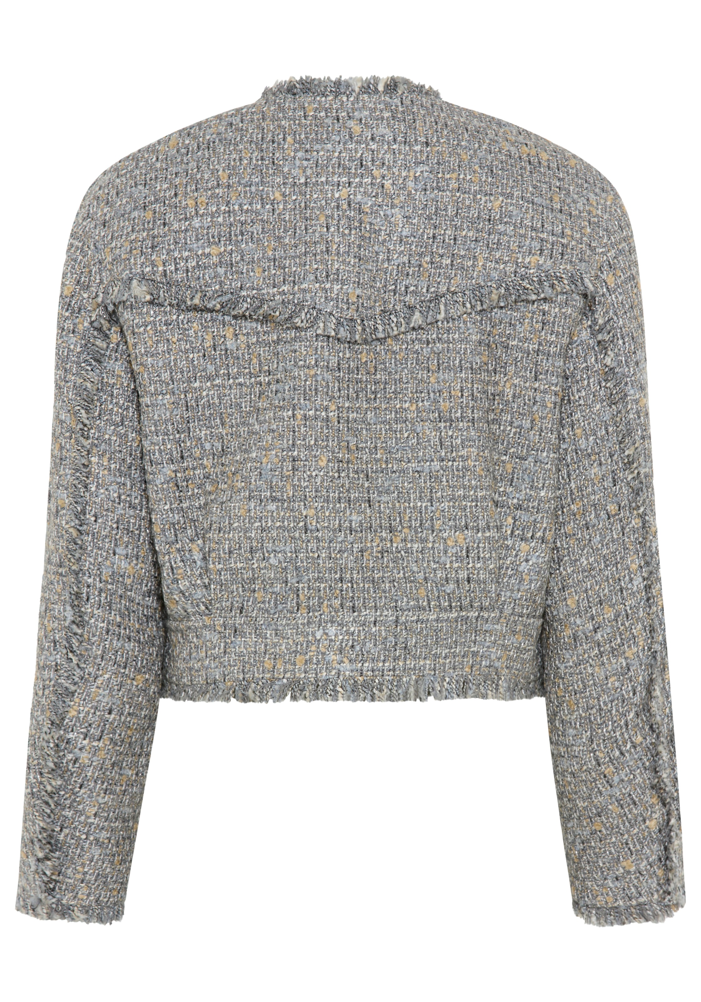 BOSS ORANGE Kurzblazer »Jawelli Premium Damenmode« mit Fransen-Details