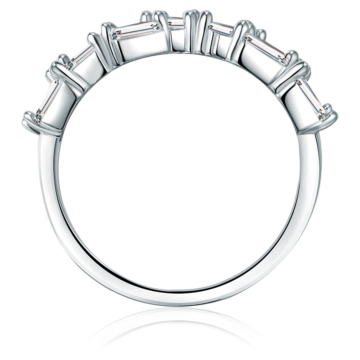Trilani Memoirering »TR726« mit Zirkonia im Brillant-Look