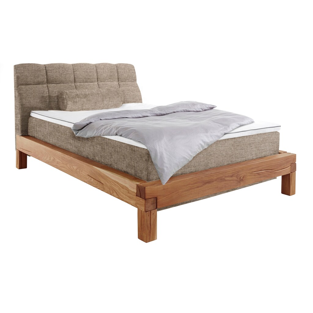 Home affaire Boxspringbett »Villads«, Liegefläche: 140/200 cm, aus Balkeneiche, Inside-Boxspring-Unterbau