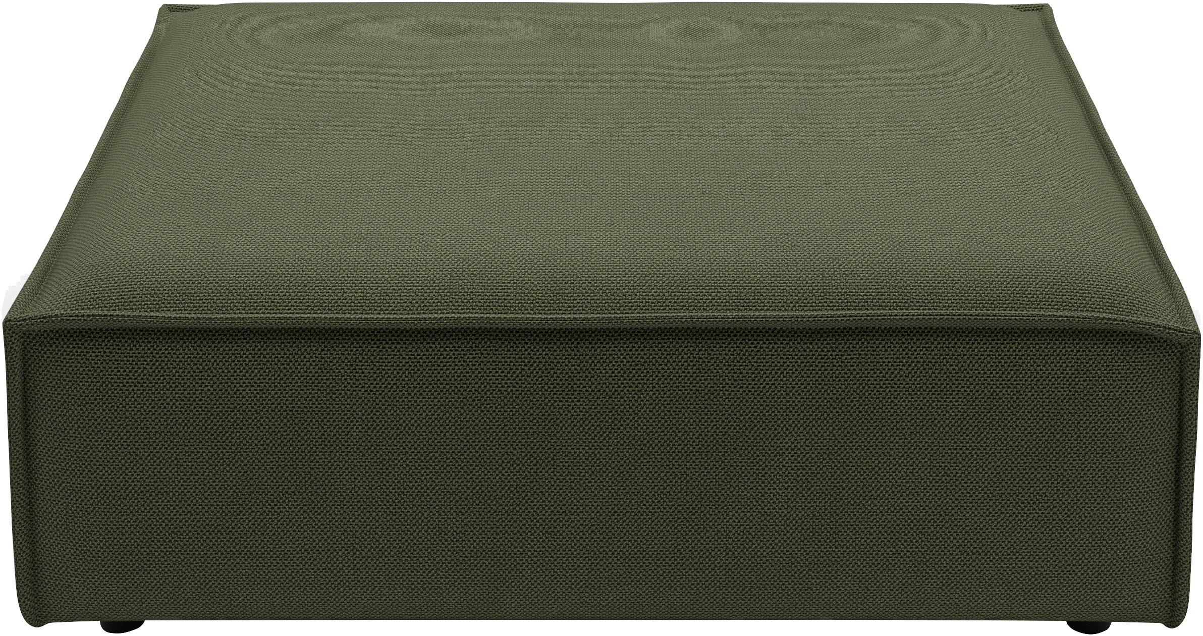 Polsterhocker HOME AFFAIRE "Watertown, XXL Hockerbank passend zum Sofa - ideal als Beistellmodul", grün (oliv), B:90cm H:43cm T:120cm, 100% Polyester, Hocker, Polsterhocker, erweiterbare Hockerbank mit weicher Polsterung 3