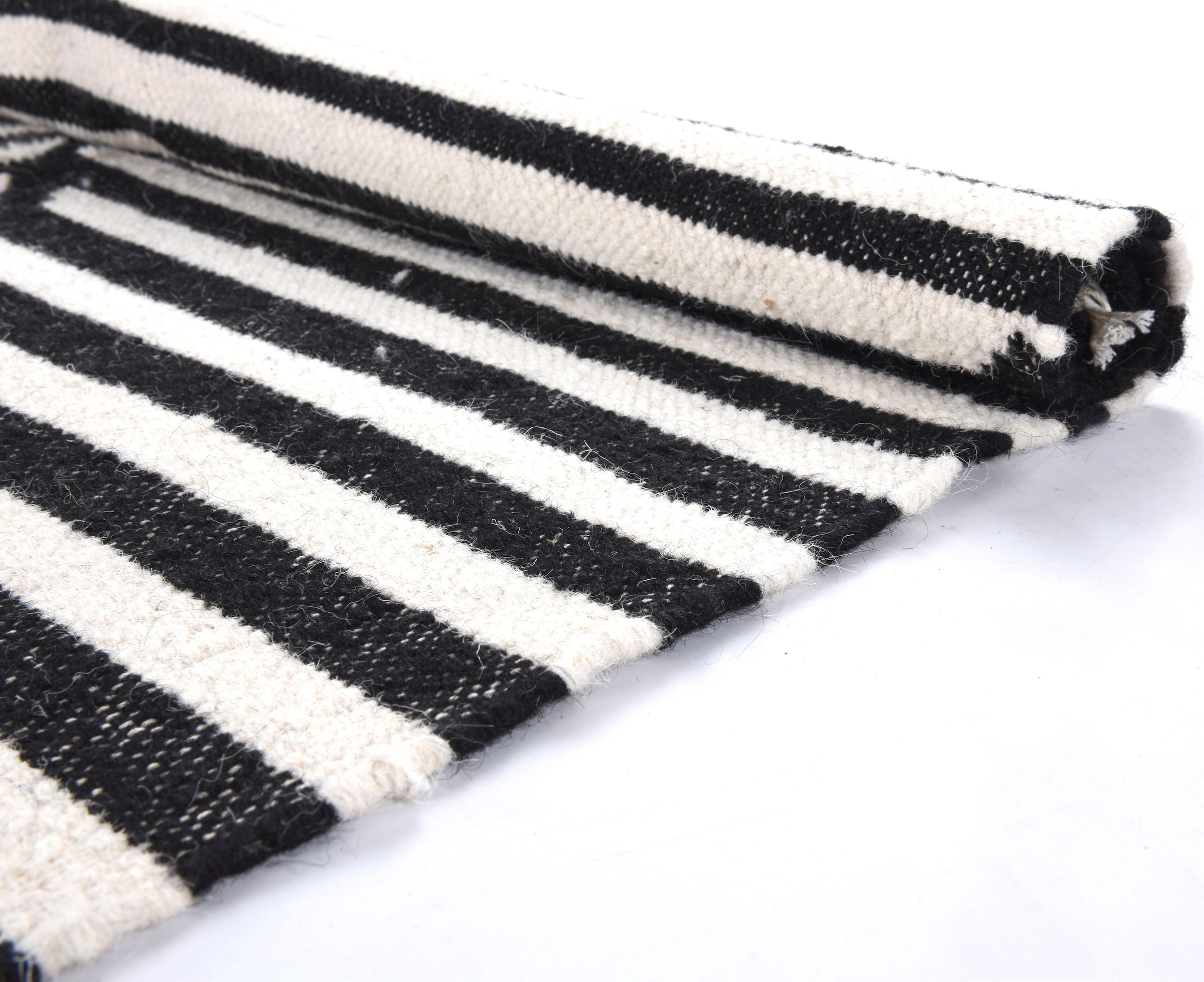 TOM TAILOR HOME Teppich »Criss Cross«, rechteckig, 5 mm Höhe, handgewebt, mit Fransen, Boho-Style