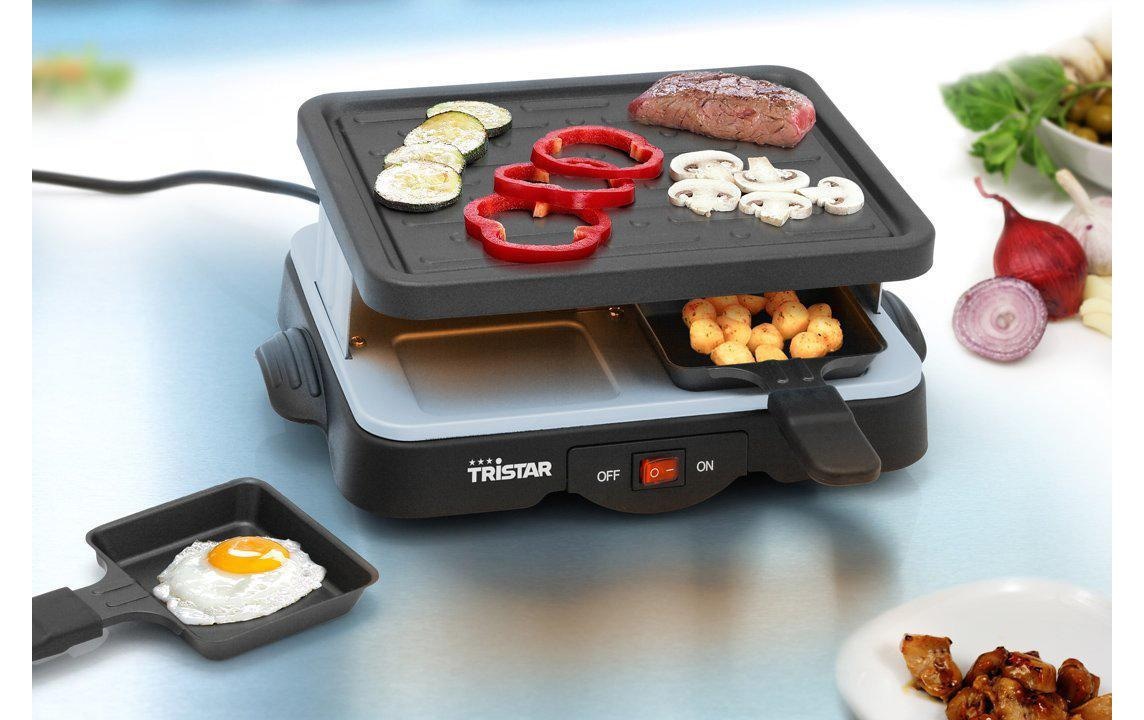 Tristar Raclette »Raclette-Grill« 4 Stk. Raclettepfännchen 500 W