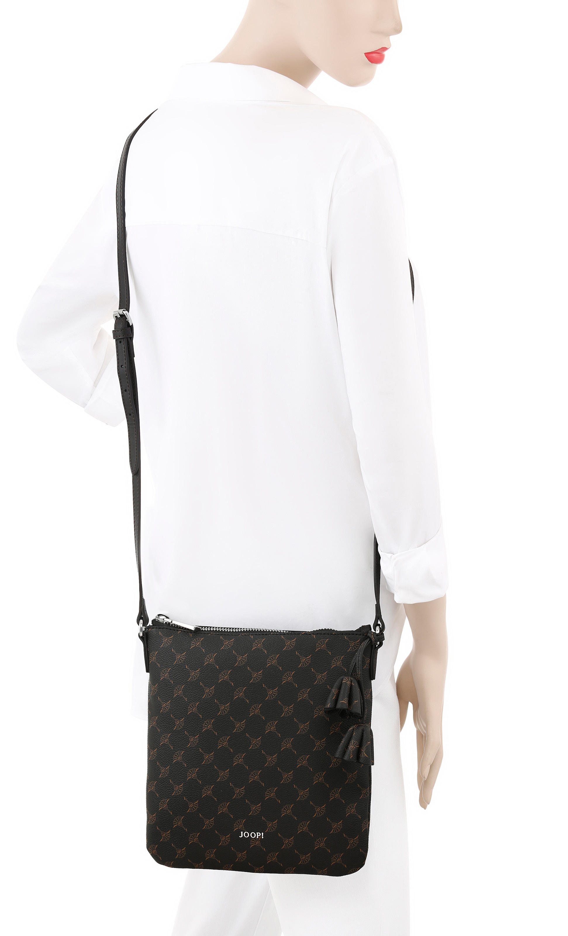 JOOP! Schultertasche »flora 1.0 dia shoulderbag mvz1« Umhängetasche, Crossbody mit Logoschriftzug