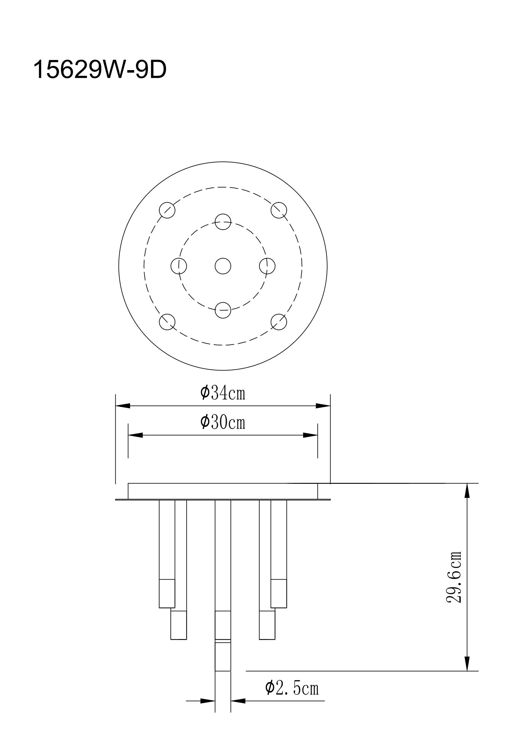 GLOBO LIGHTING Deckenleuchte »RYAN«, Leuchtmittel G9 | ohne Leuchtmittel, Deckenlampe/Stäbe/Metall/Wohnzimmer/Essbereich/Acryl satiniert