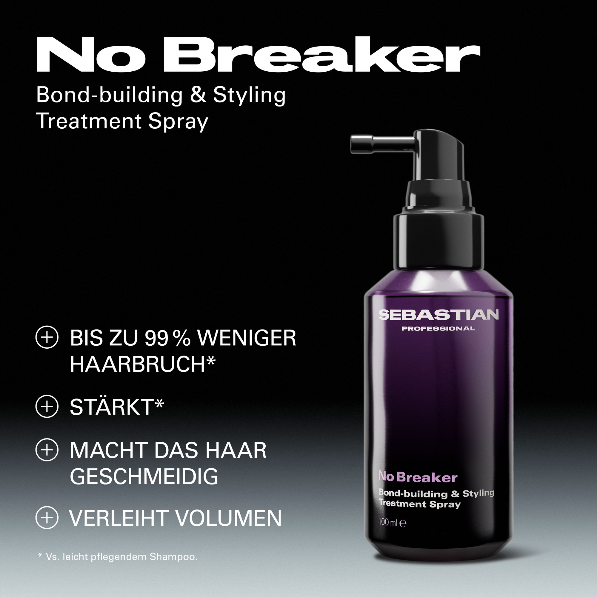 Sebastian Professional Haarpflege-Spray »No Breaker Hybrid Bonding & Styling Spray« für geschädigtes, glanzloses, trockenes und widerspenstiges Haar