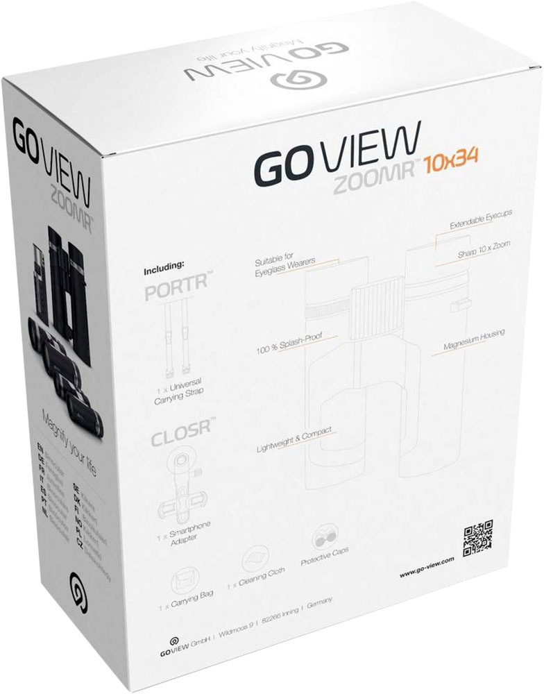 GoView Fernglas »ZOOMR 10x34«