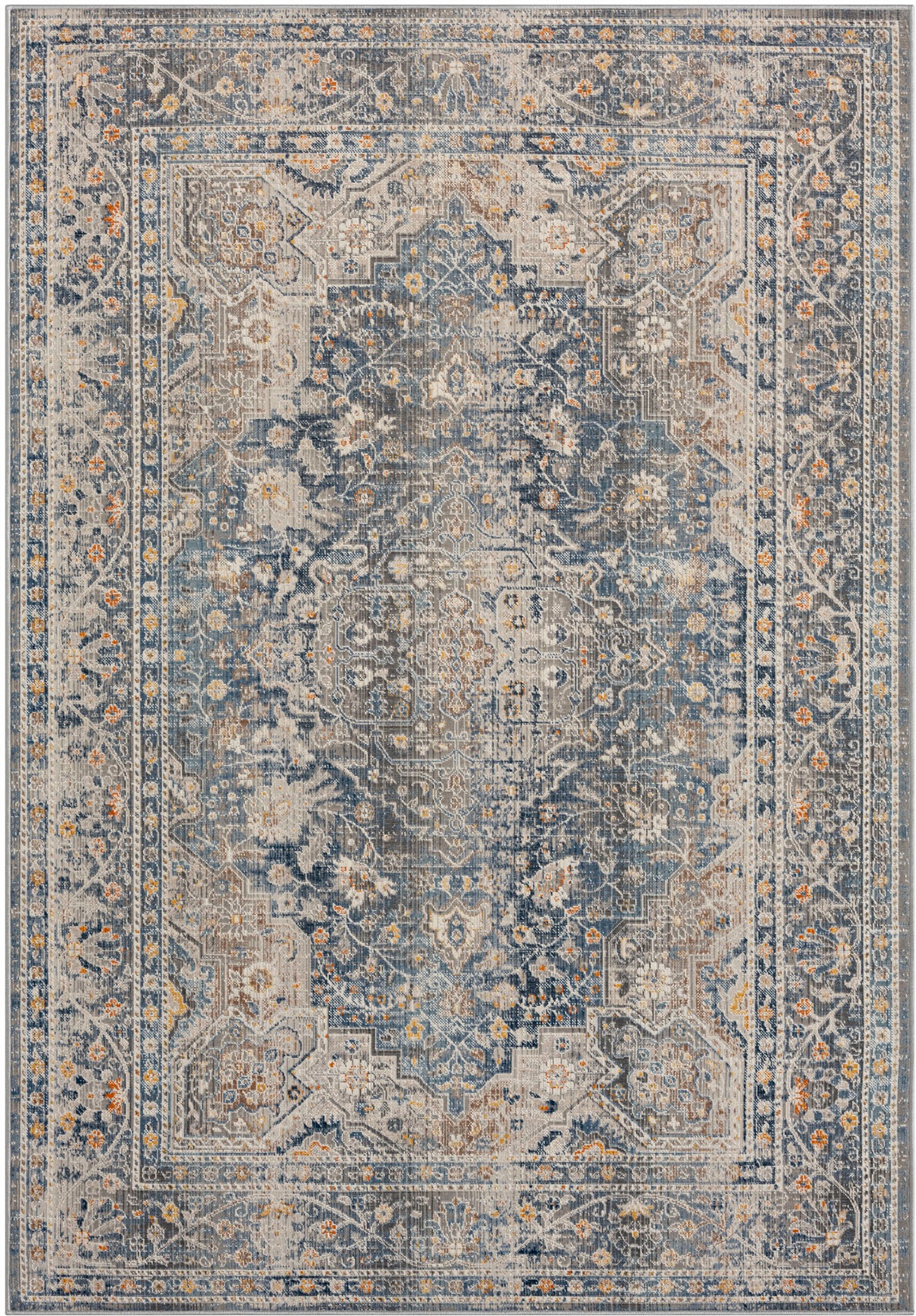 my home Teppich "Arik" rechteckig 4 mm Höhe Orient-Optik, Bordüre, pflegele günstig online kaufen