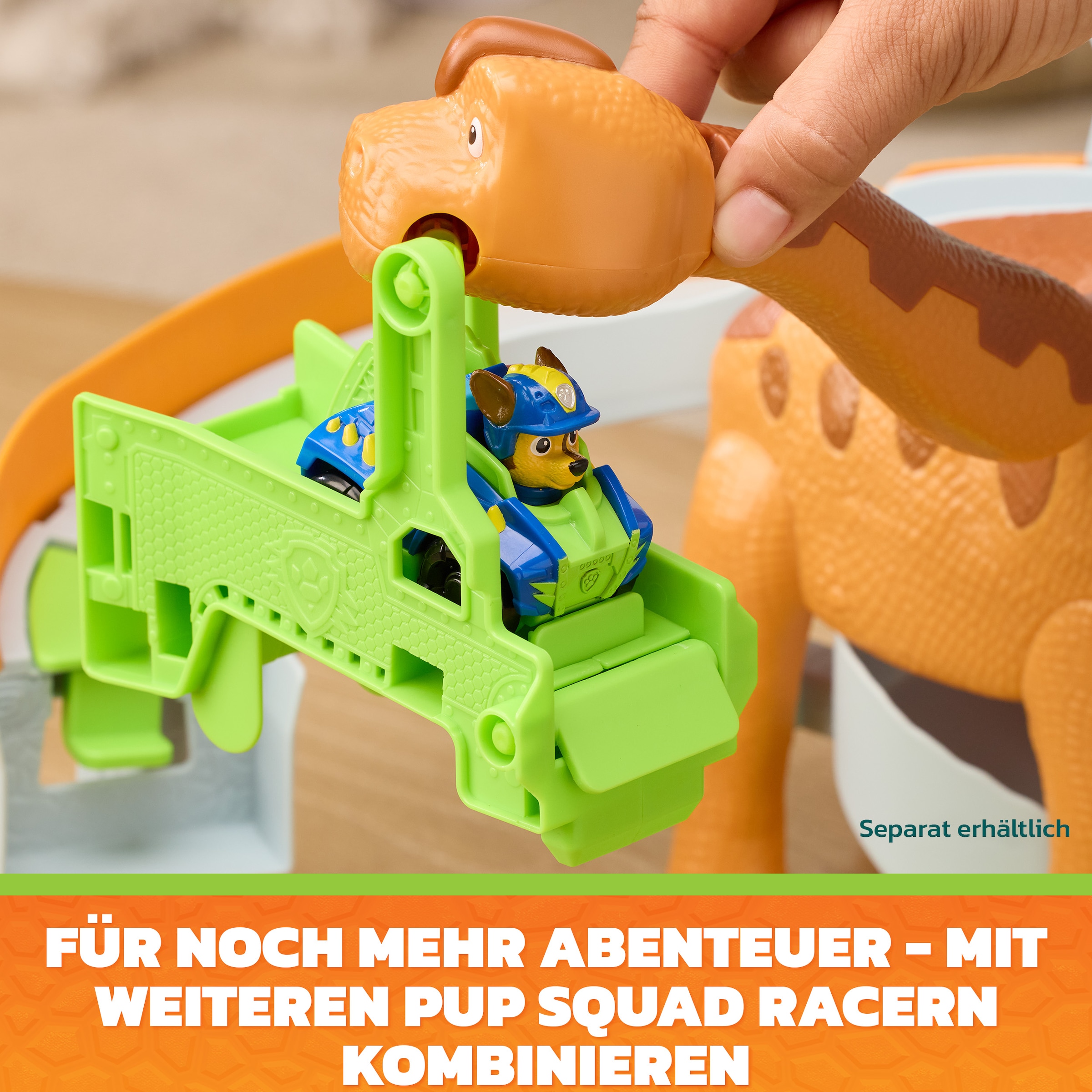 Spin Master Spielwelt »PAW Patrol: Der Dino Film, Pup Squad Lift & Race Dino Spielset«