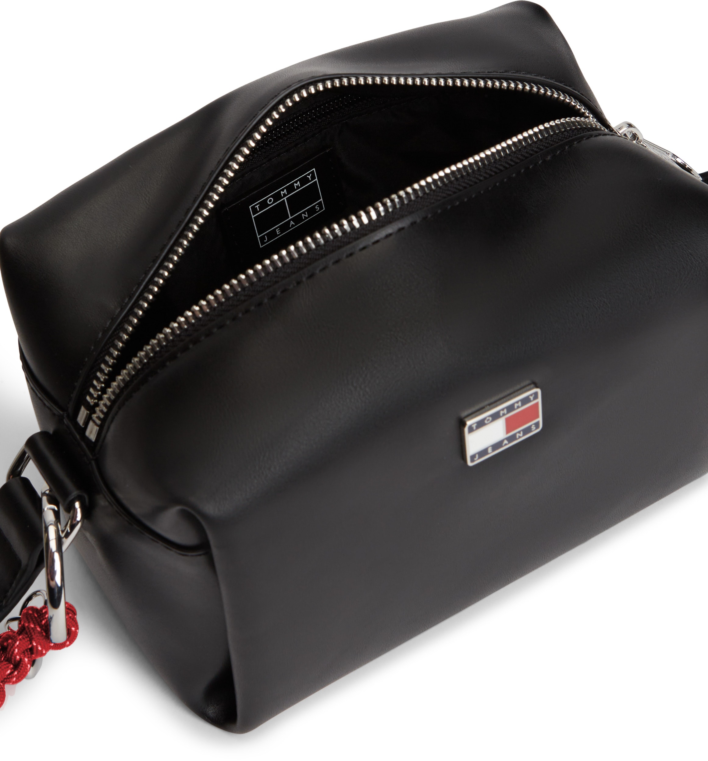 Tommy Jeans Mini Bag »TJW CITY CHARM CAMERA BAG« Damen Umhängetasche, Mini-Bag, Cross-Body Bag mit Kordelanhänger