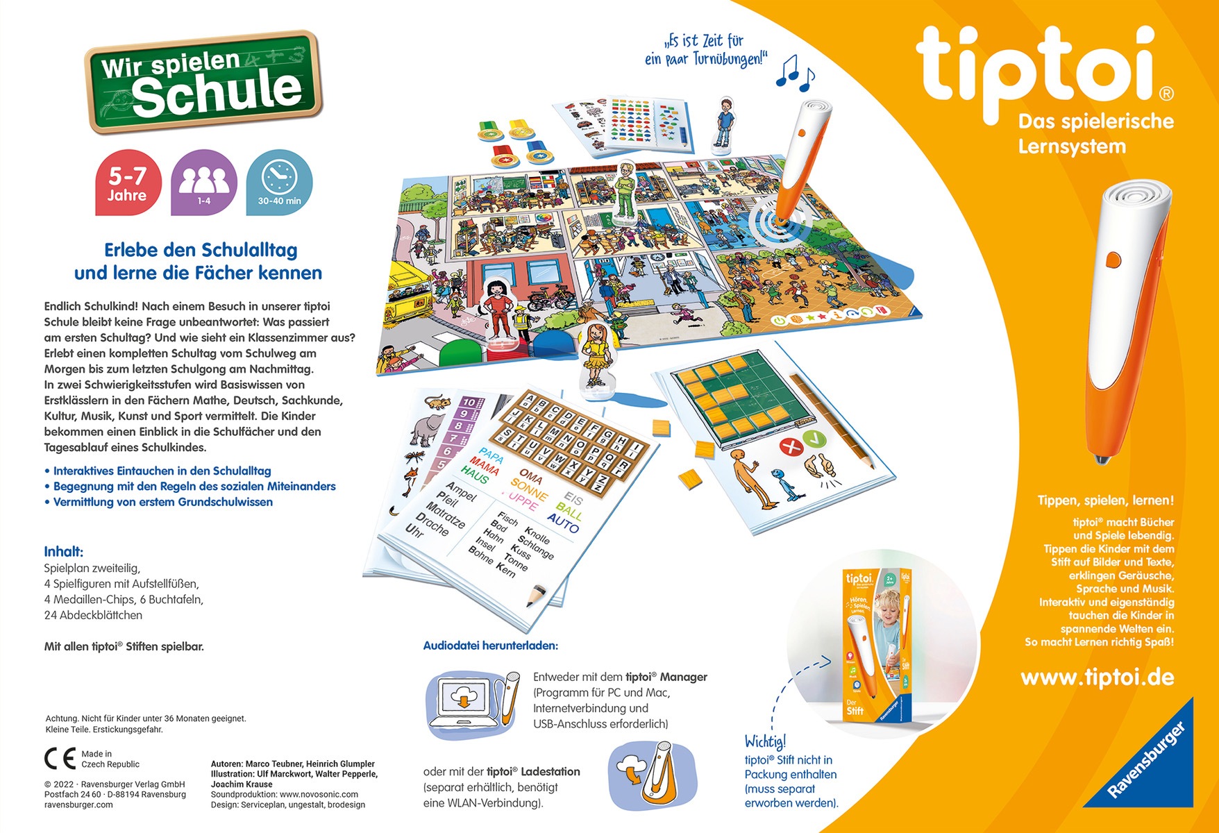 Ravensburger Spiel »tiptoi® Wir spielen Schule«, Made in Europe
