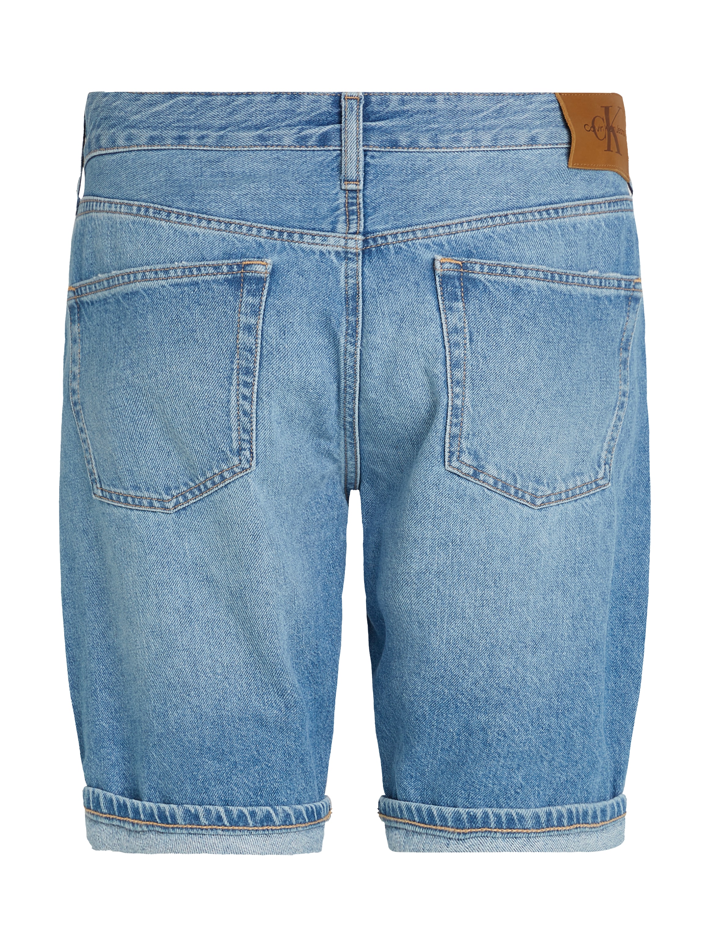 Calvin Klein Jeans Shorts »REGULAR SHORT«, in mittelblauer Waschung