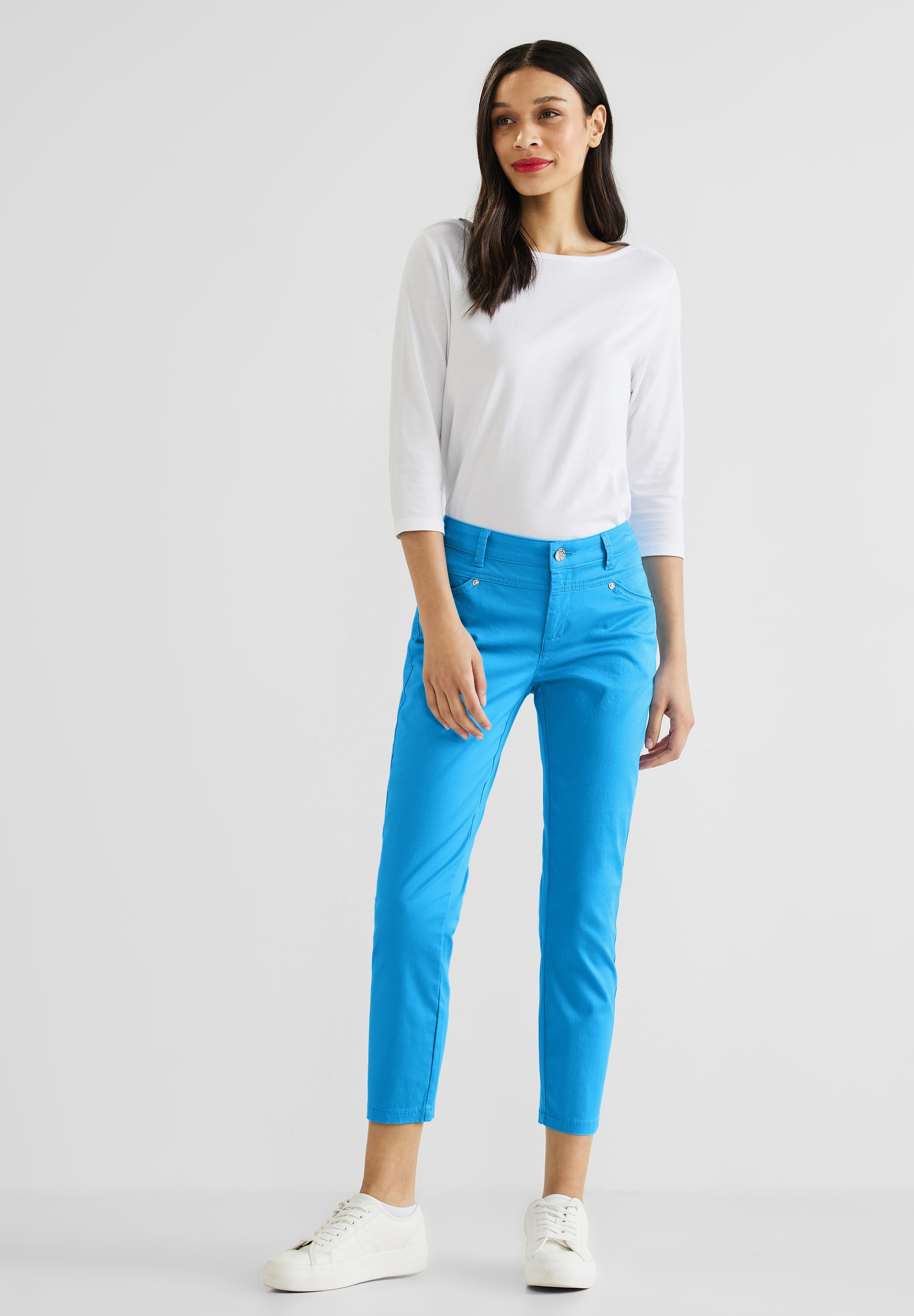 STREET ONE Stoffhose, 4-Pocket Style