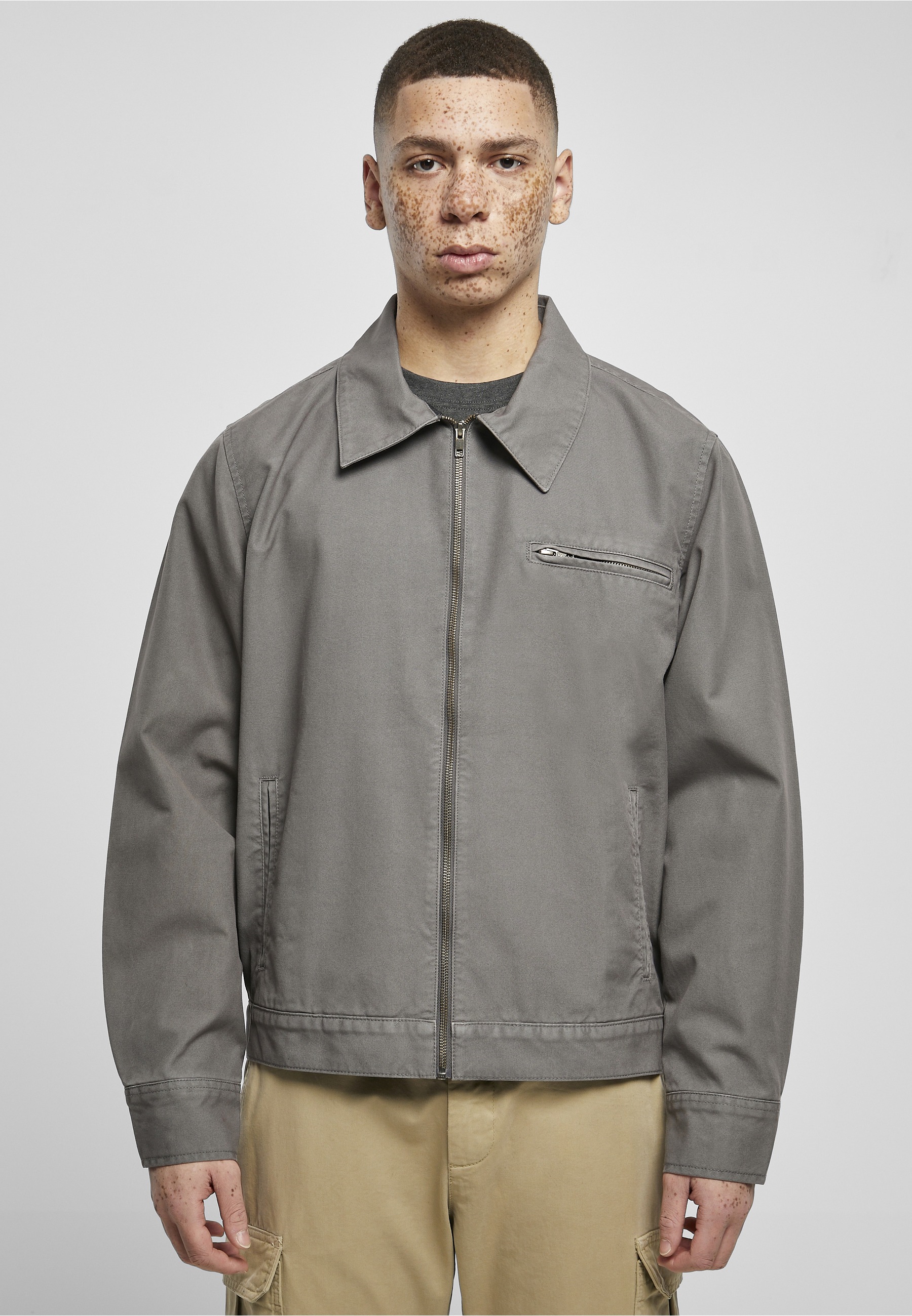 URBAN CLASSICS Funktionsmantel »Urban Classics Herren Overdyed Workwear Jacket«