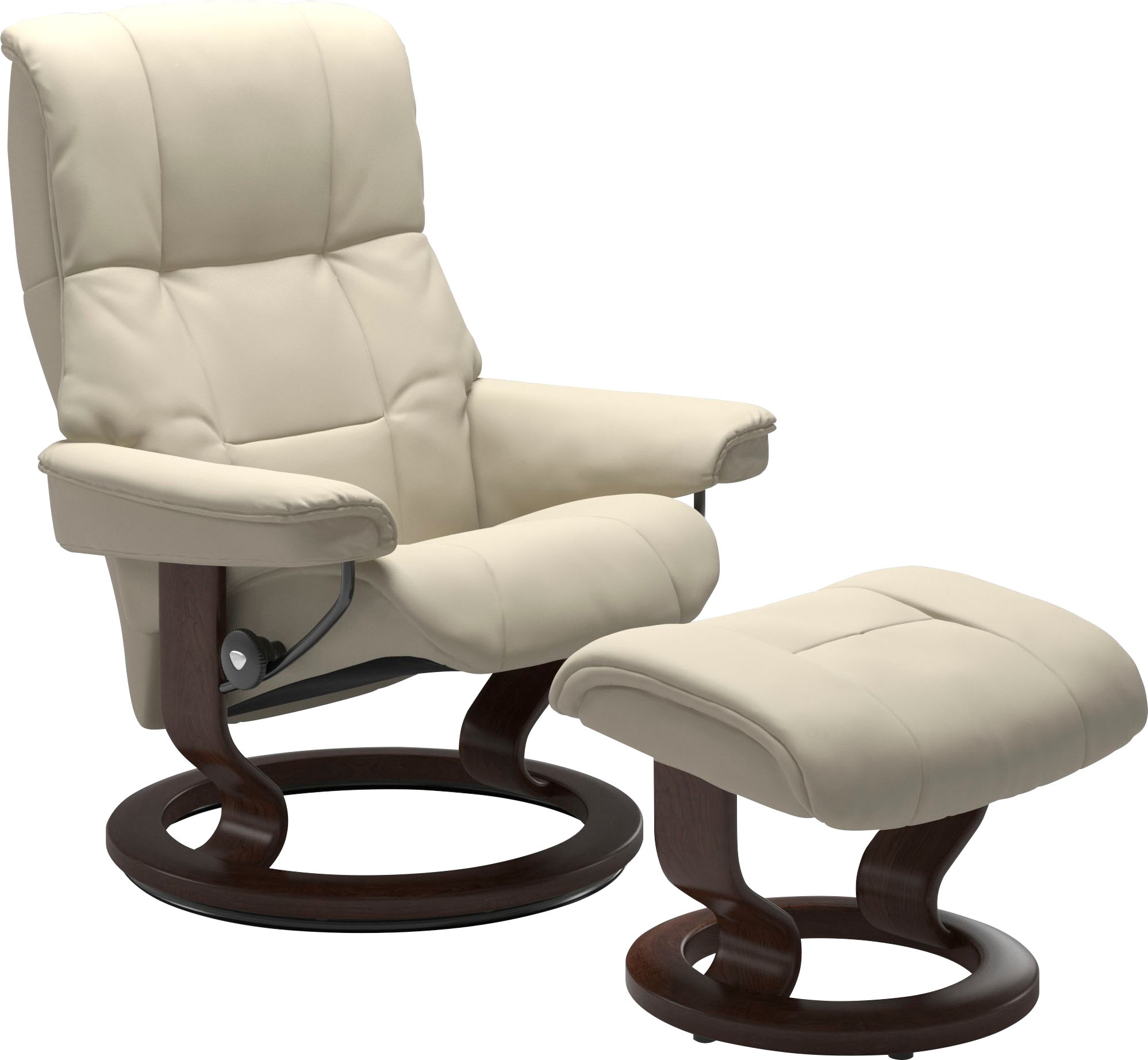Stressless Relaxsessel "Mayfair" Relaxsessel mit Hocker, mit Classic Base, Gestell Braun