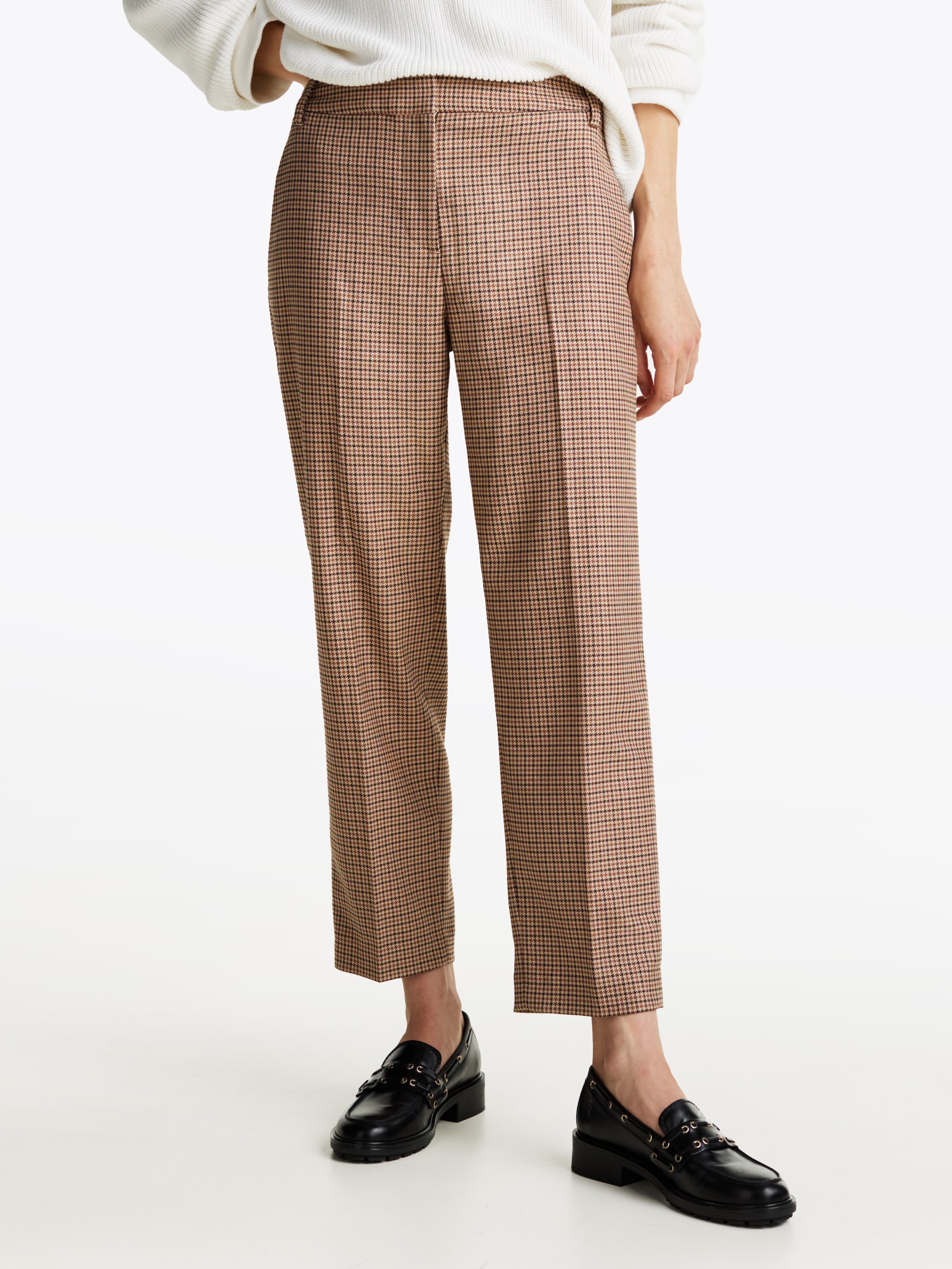 Tommy Hilfiger Webhose »CORE CHECK SLIM STRAIGHT PANT«, im Karodessin