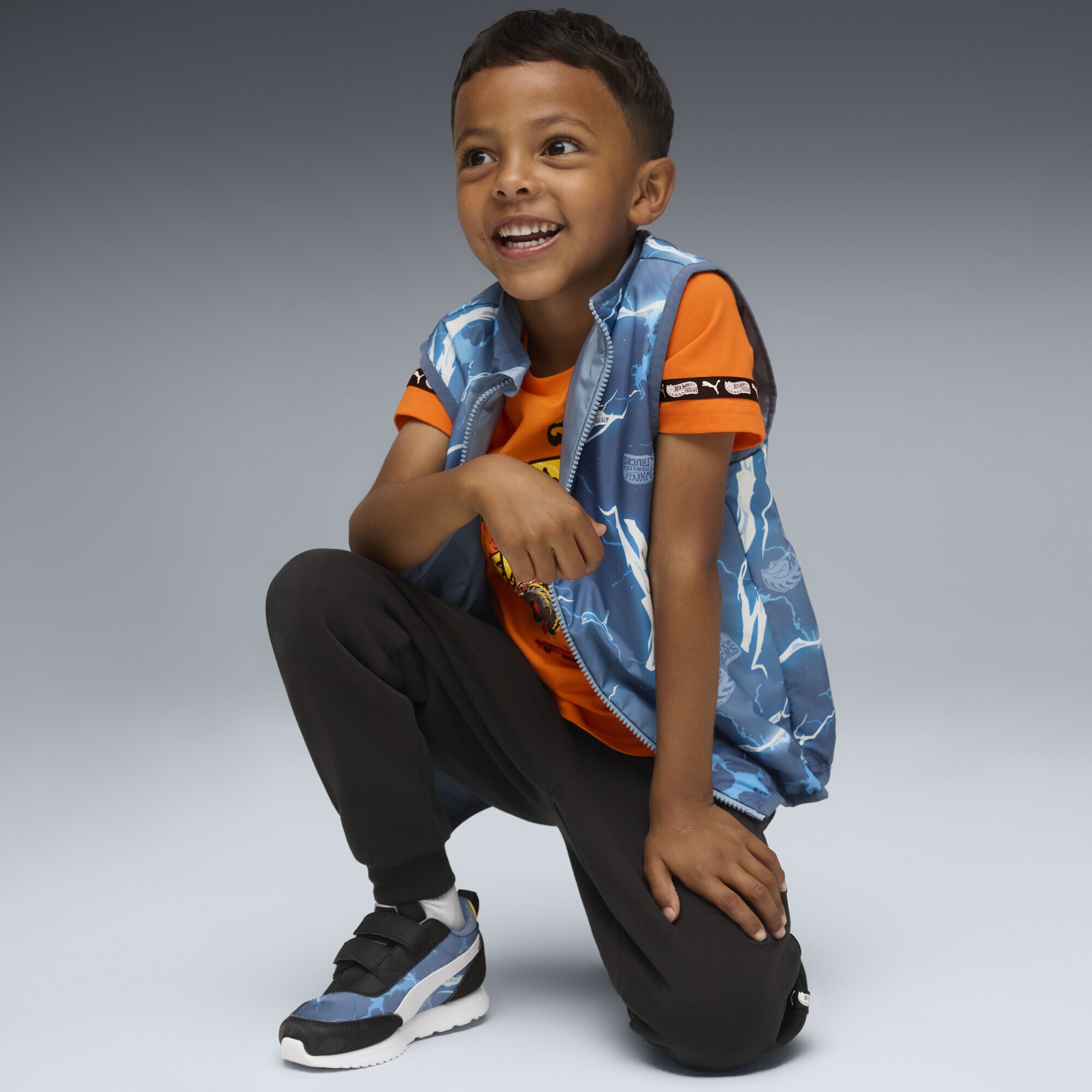 PUMA Allwetterjacke »PUMA x HOT WHEELS™ MONSTER TRUCKS Weste Jungen«