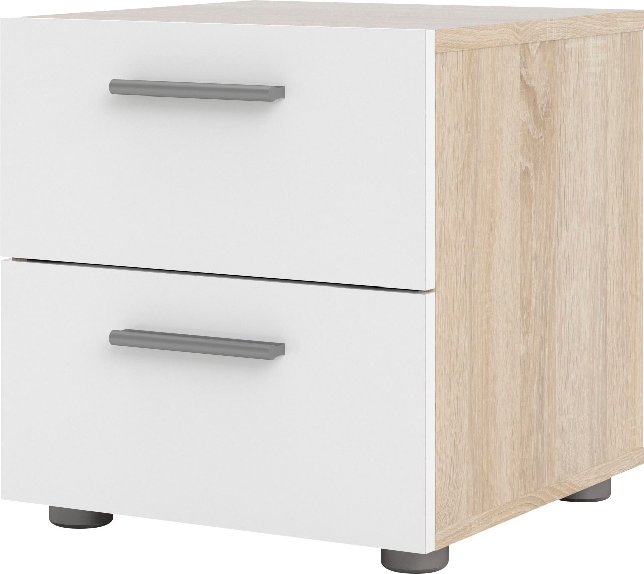 INOSIGN Nachtkommode »Pepe, Nachttisch, Nachtschrank, Beistelltisch,«, mit 2 Schubläden, Breite 40, Höhe 42 cm