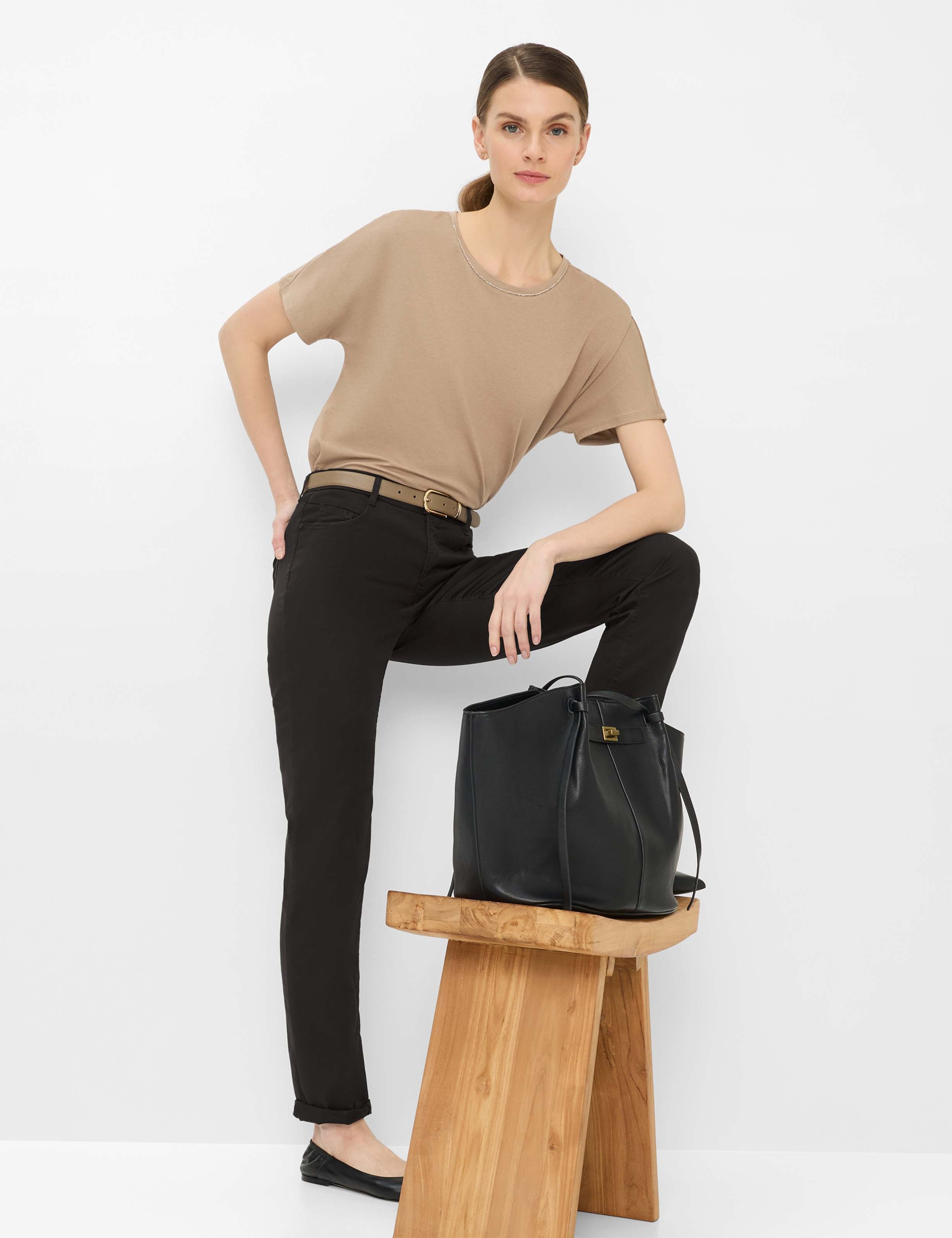 Brax Mary 5-Pocket Trousers Women's Black 42K 3