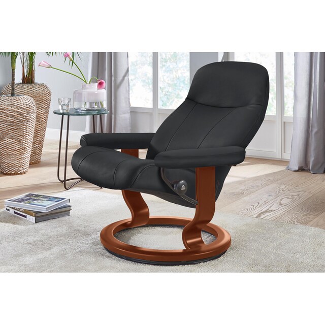 Stressless® Relaxsessel »Garda«, (Set), mit Classic Base, Größe M, Gestell  Braun | BAUR