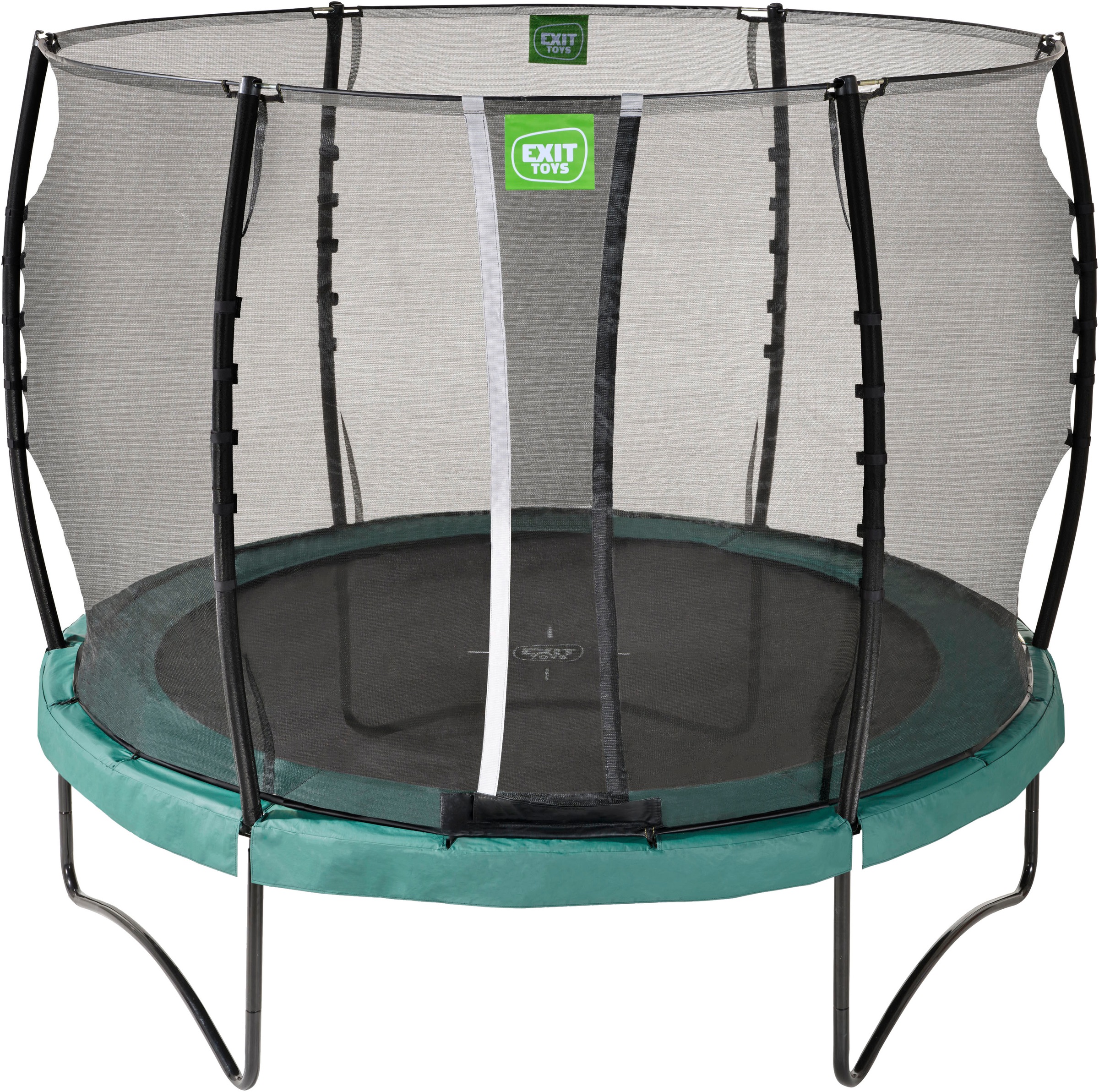 EXIT Gartentrampolin »Allure Classic, grün«, mit Sicherheitsnetz