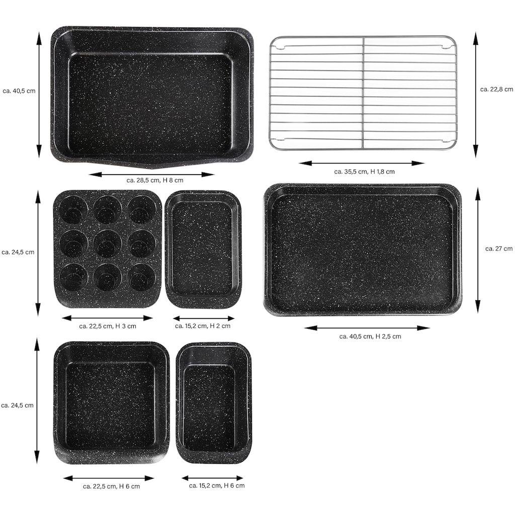 STONELINE Backform, (Set, 7 St.)