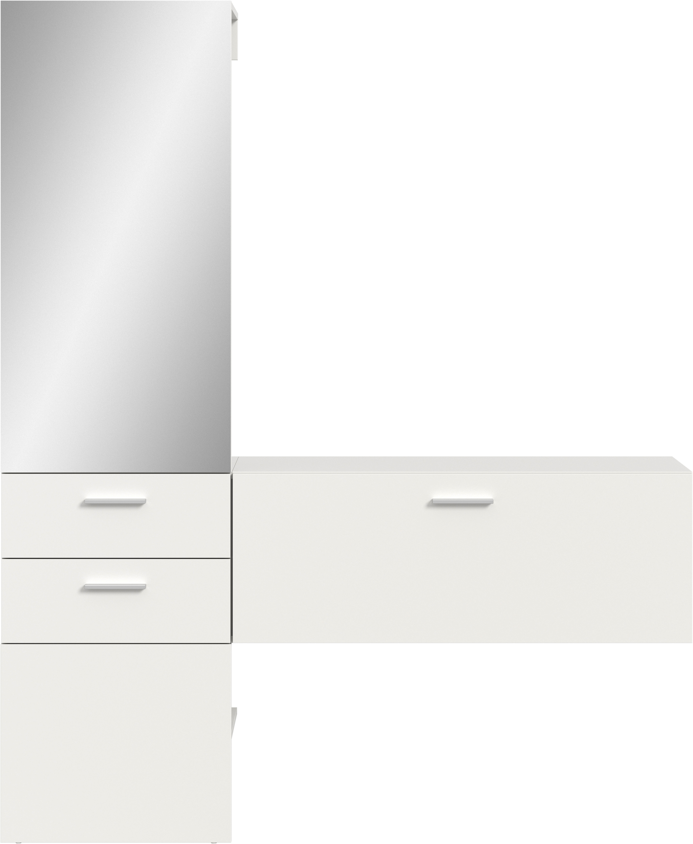 INOSIGN Garderoben-Set, (Set, 2 St.), Lumo, Garderobenset Breite: 156 cm, S günstig online kaufen