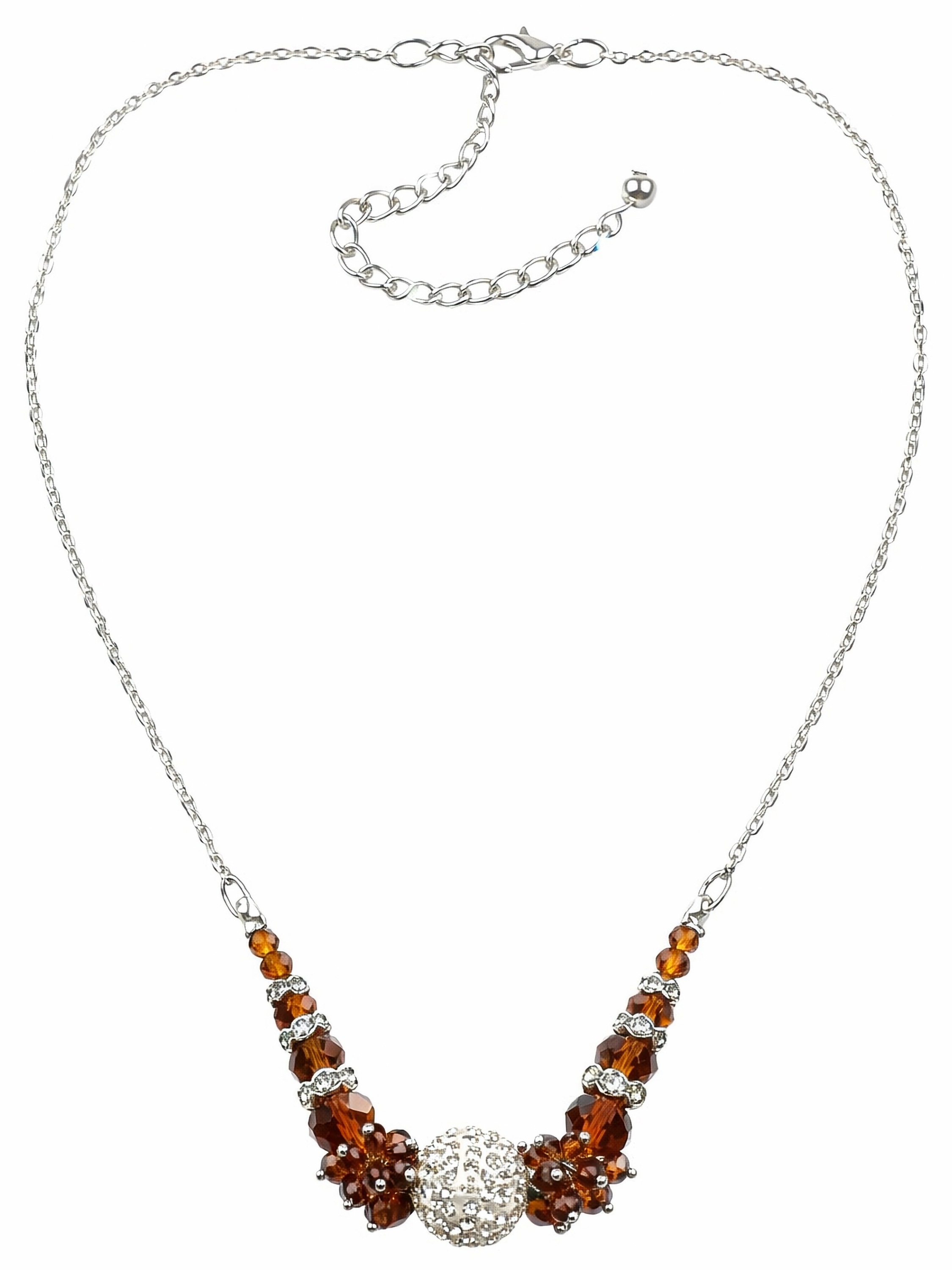 COLLEZIONE ALESSANDRO Kette mit Anhänger "Miriam" mit vielen kleinen Glasst günstig online kaufen