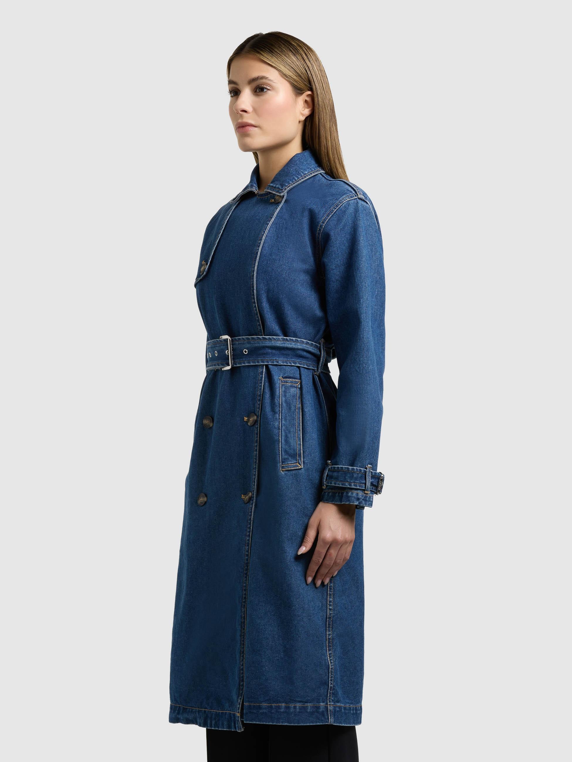 khujo Langmantel "Hera" Trenchcoat aus Jeans günstig online kaufen