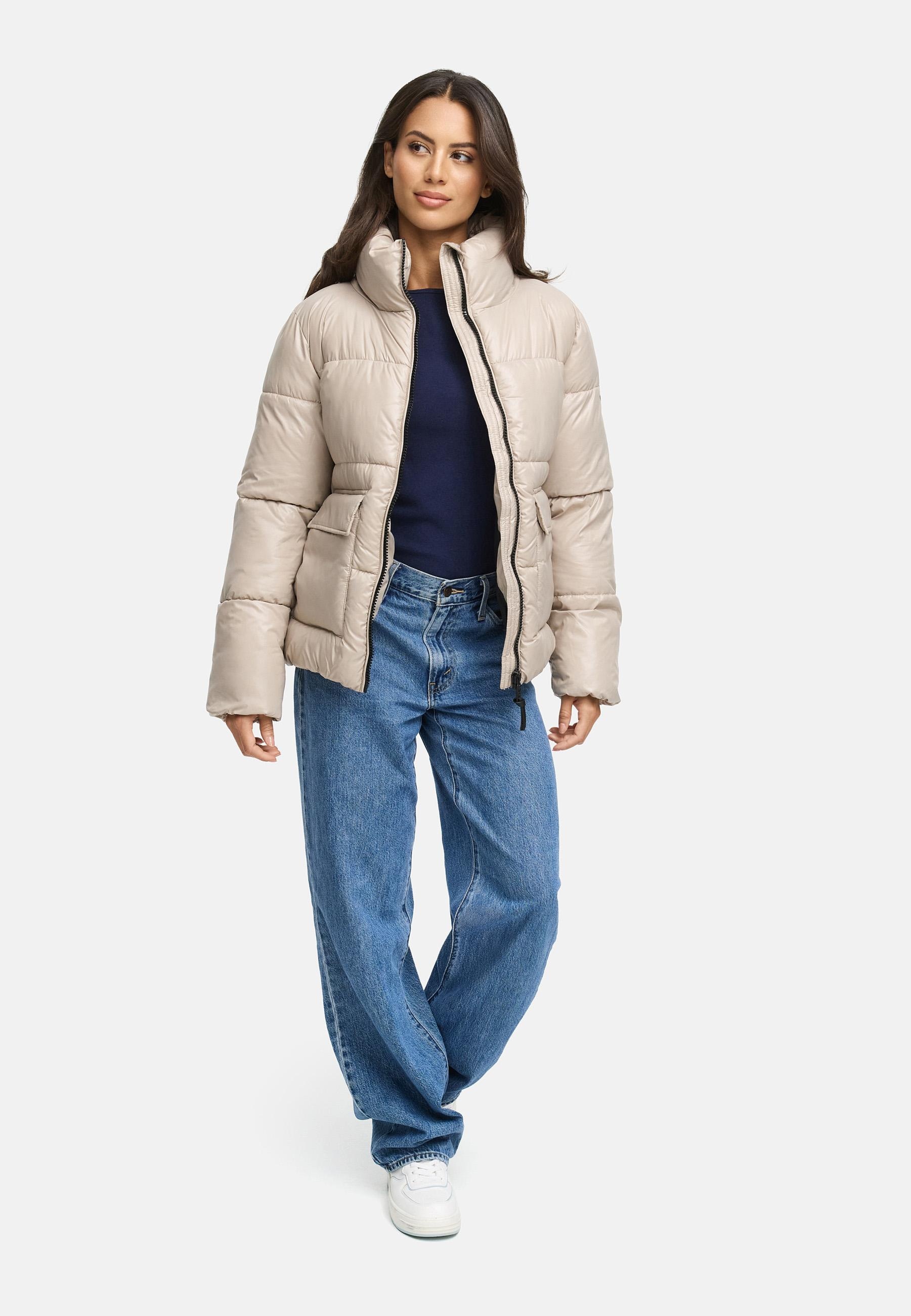 Navahoo Kurzjacke »Eispracht 14«, ohne Kapuze, Kurze gesteppte Damen Winterjacke