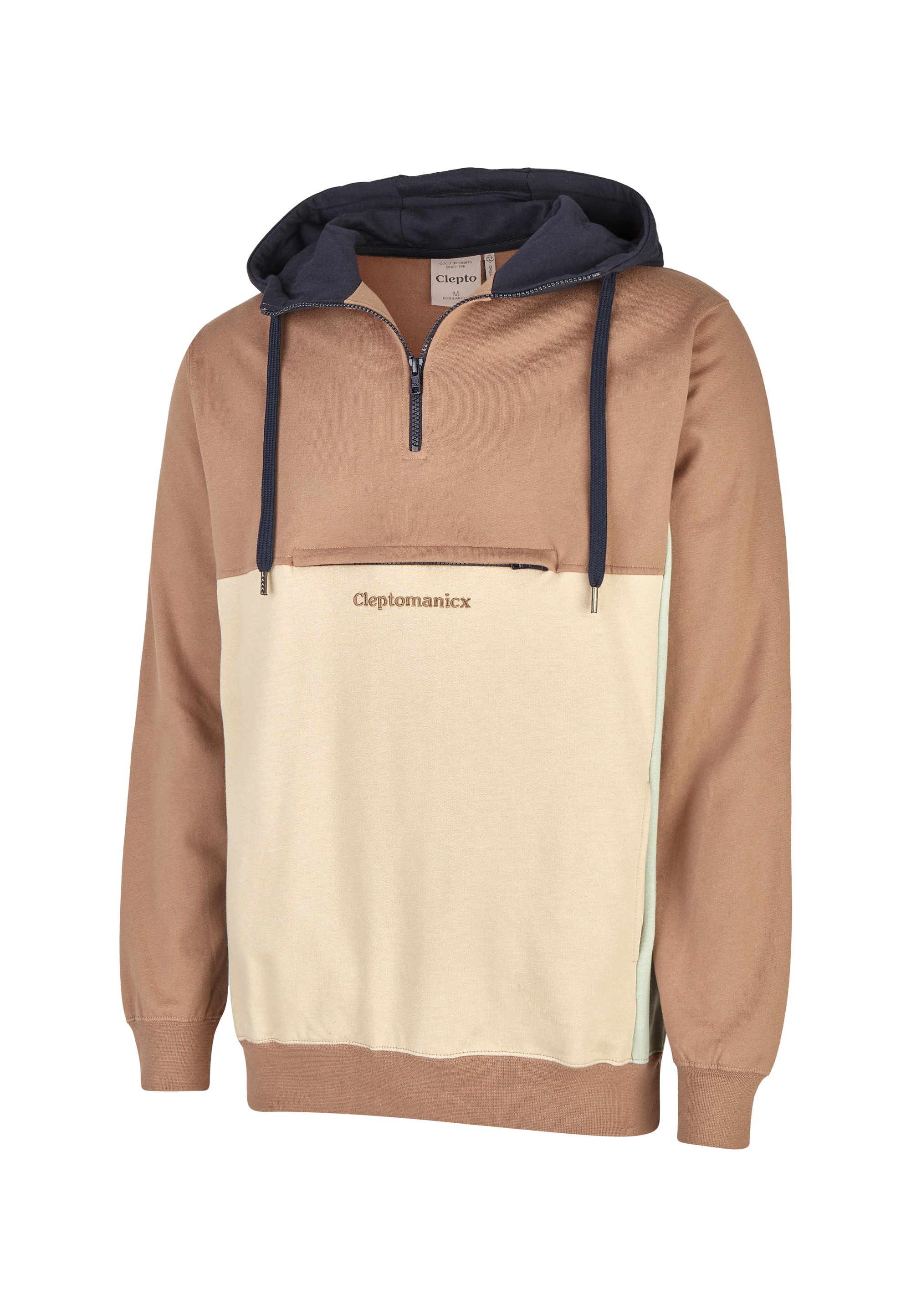 Cleptomanicx Kapuzensweatshirt »Hooded Block«, im lässigen Color-Blocking-Stil