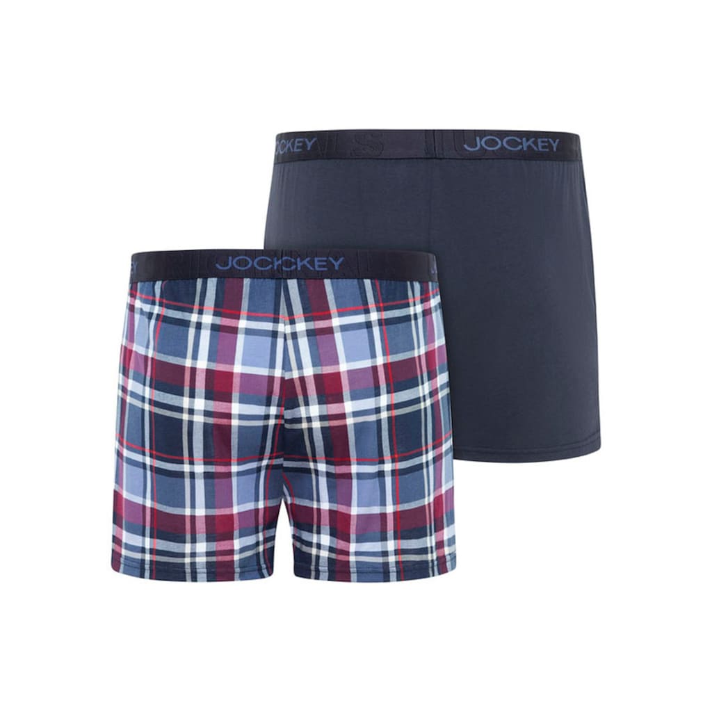 Jockey Boxershorts »Boxer Knit«, (Packung, 2 St.)